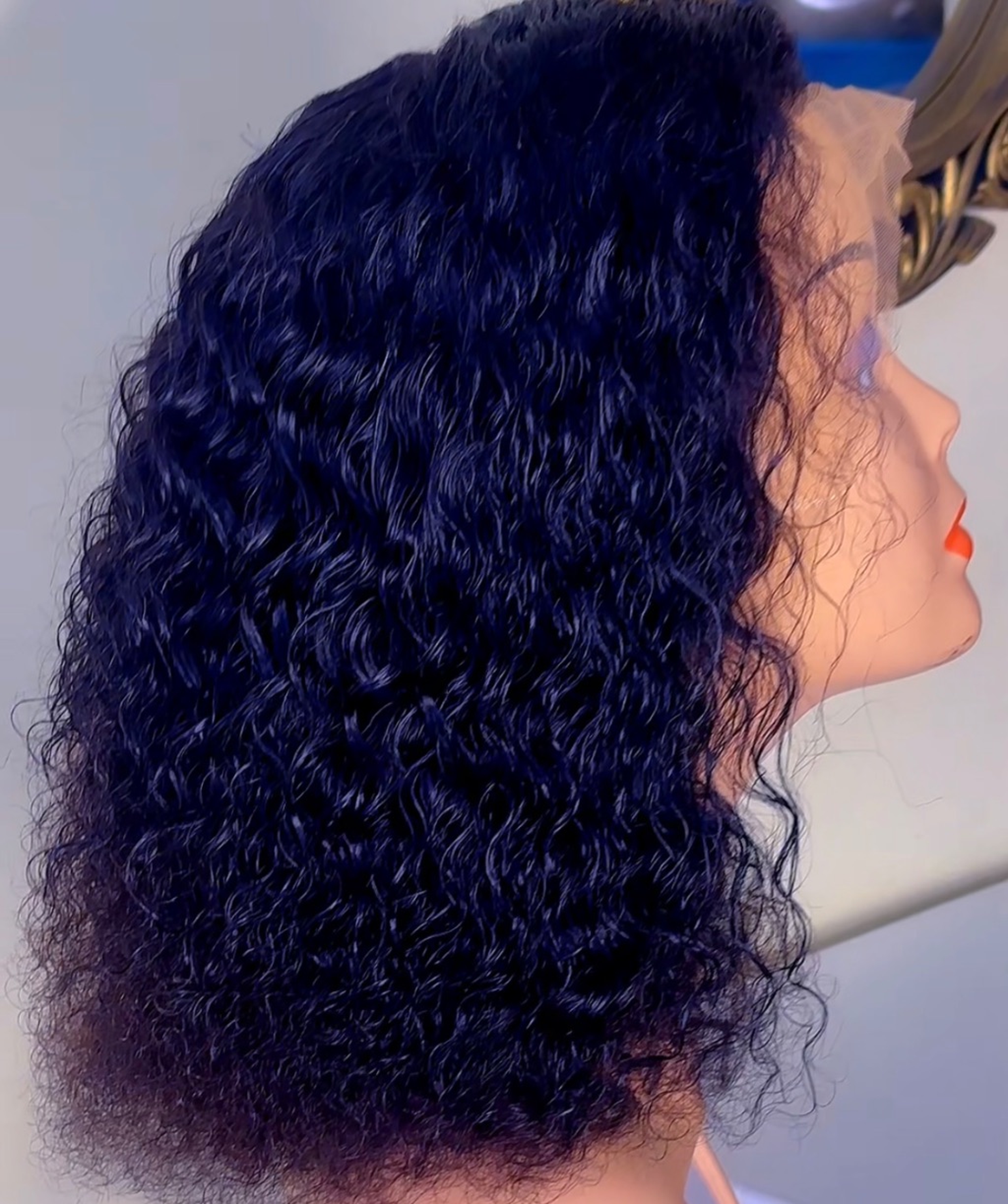 14 inches Water curl wig