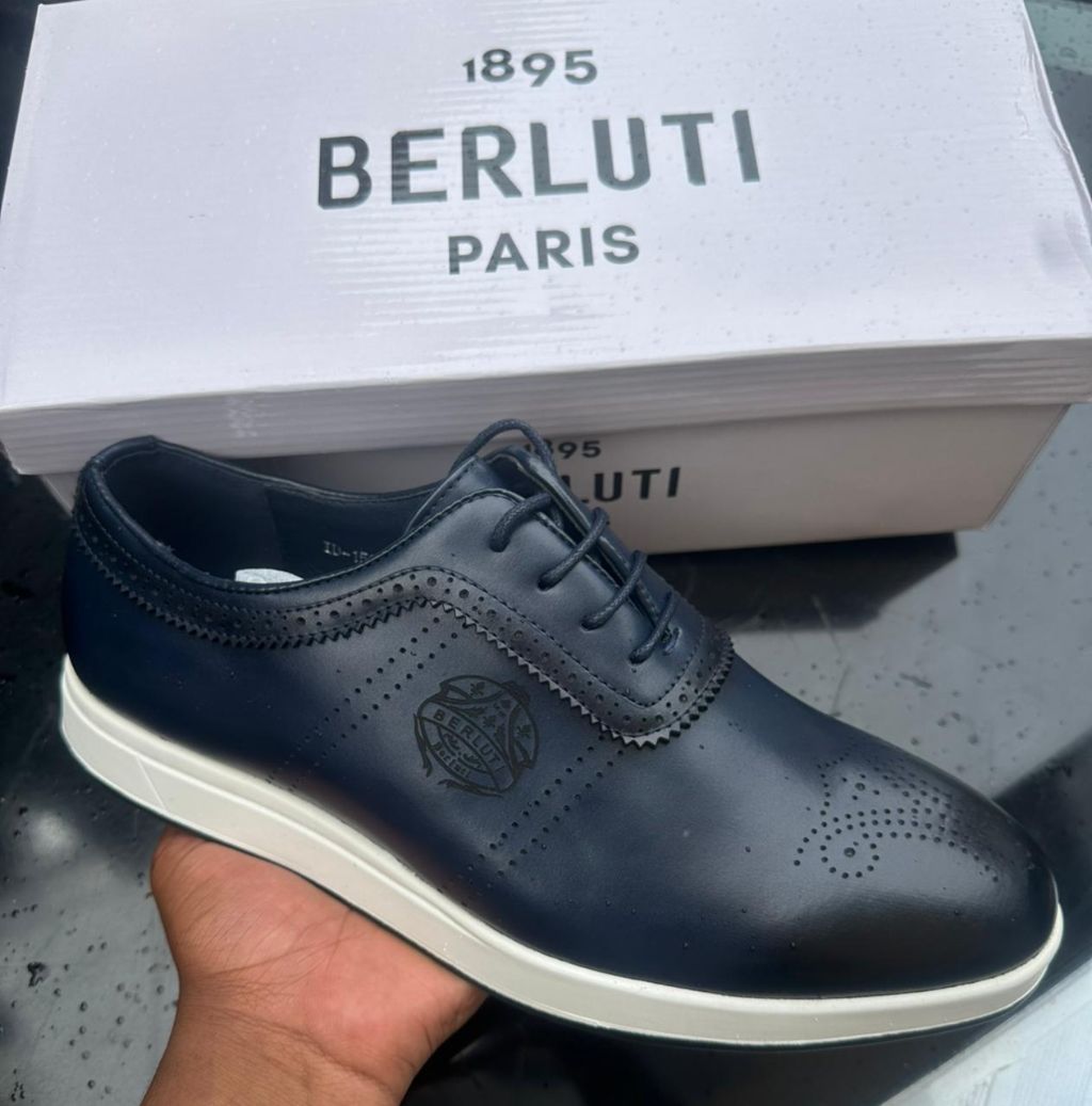 Berluti leather casual 