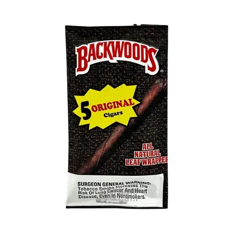 Backwoods Leaf Wrapper Cigar / Cigarillo - 5 Pack