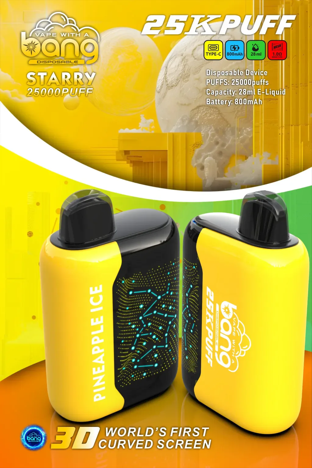 bang galaxy 25000puffs