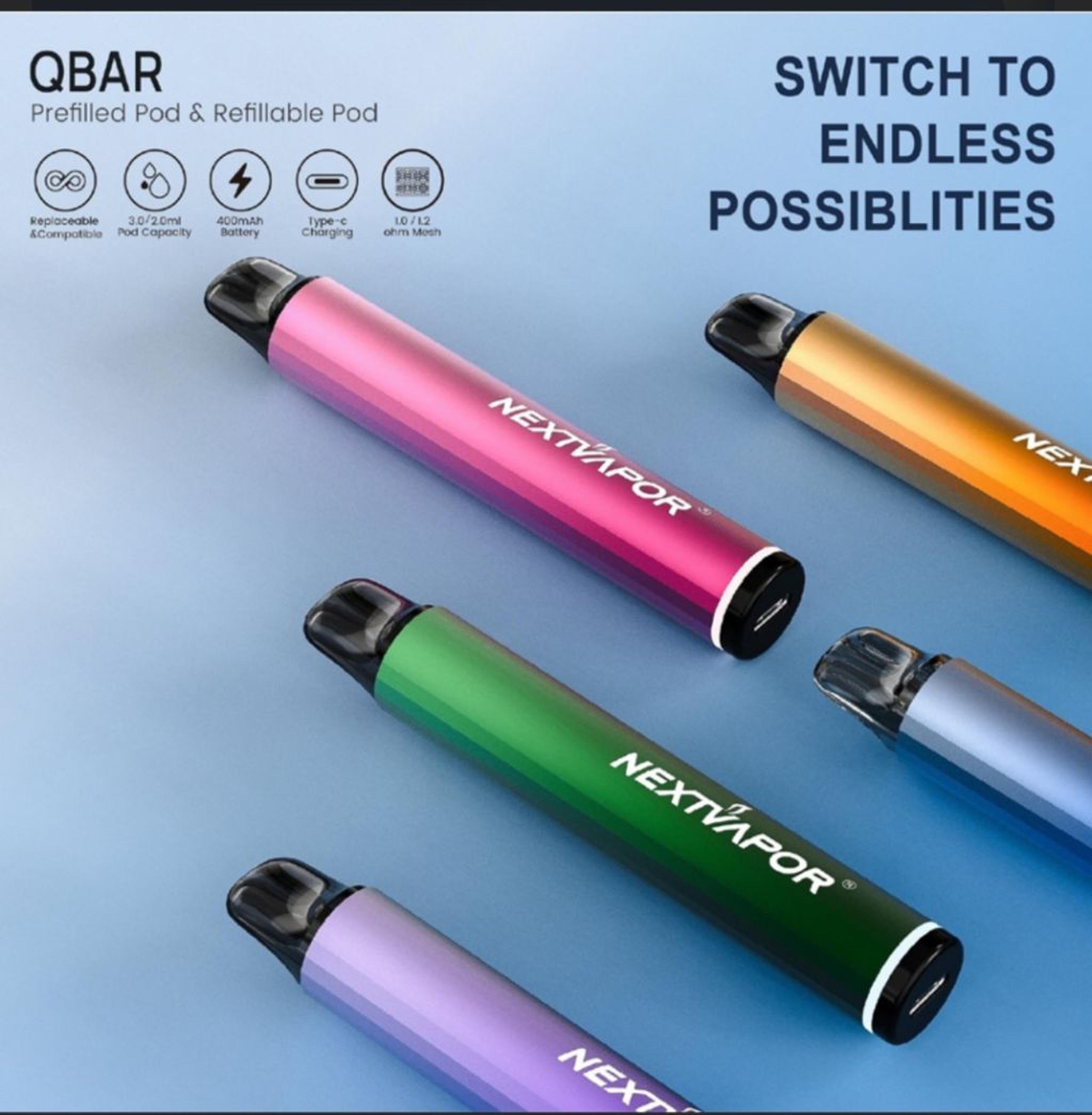 q bar refillbale