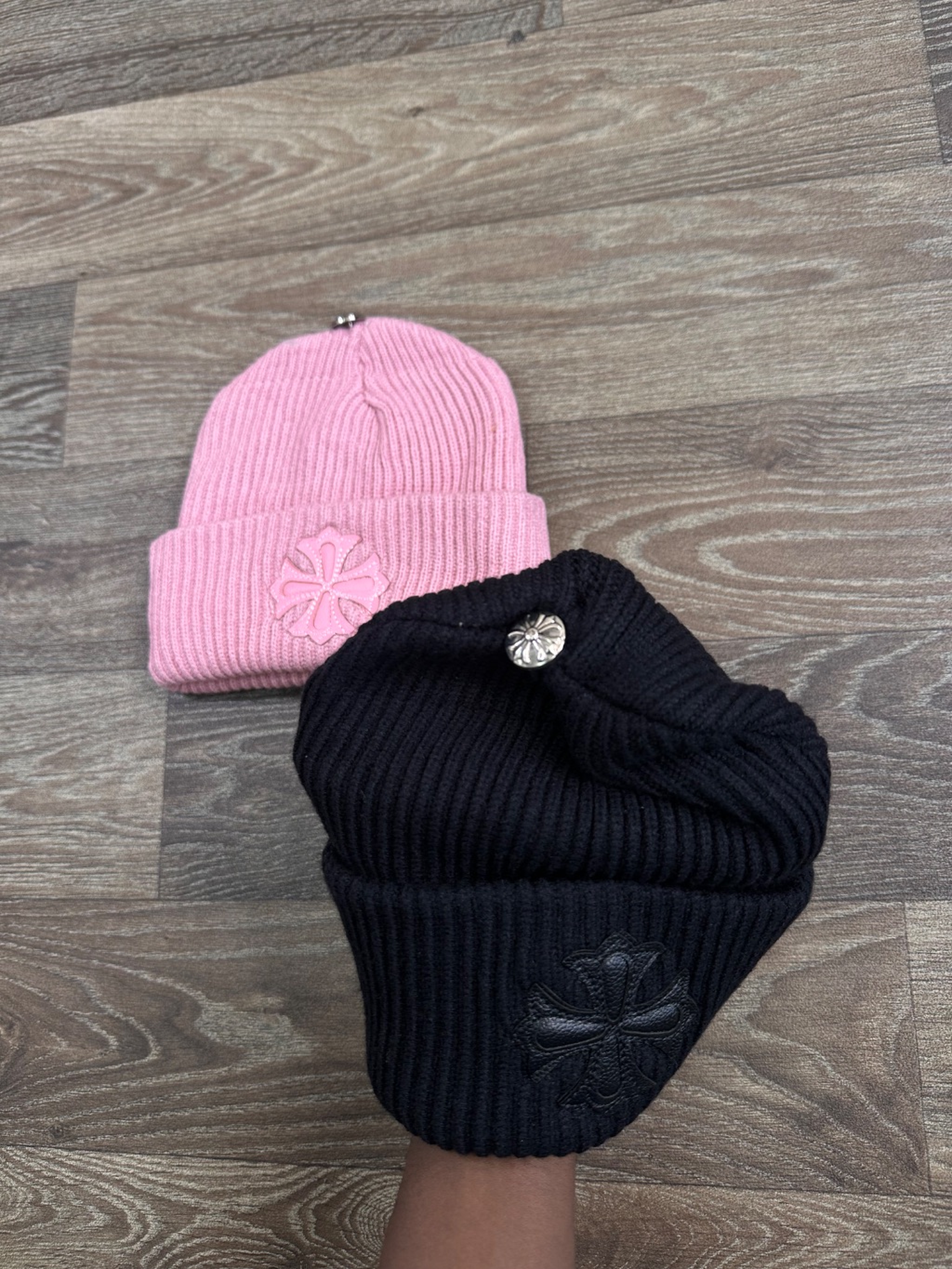 Black Chrome Hearts Beanie