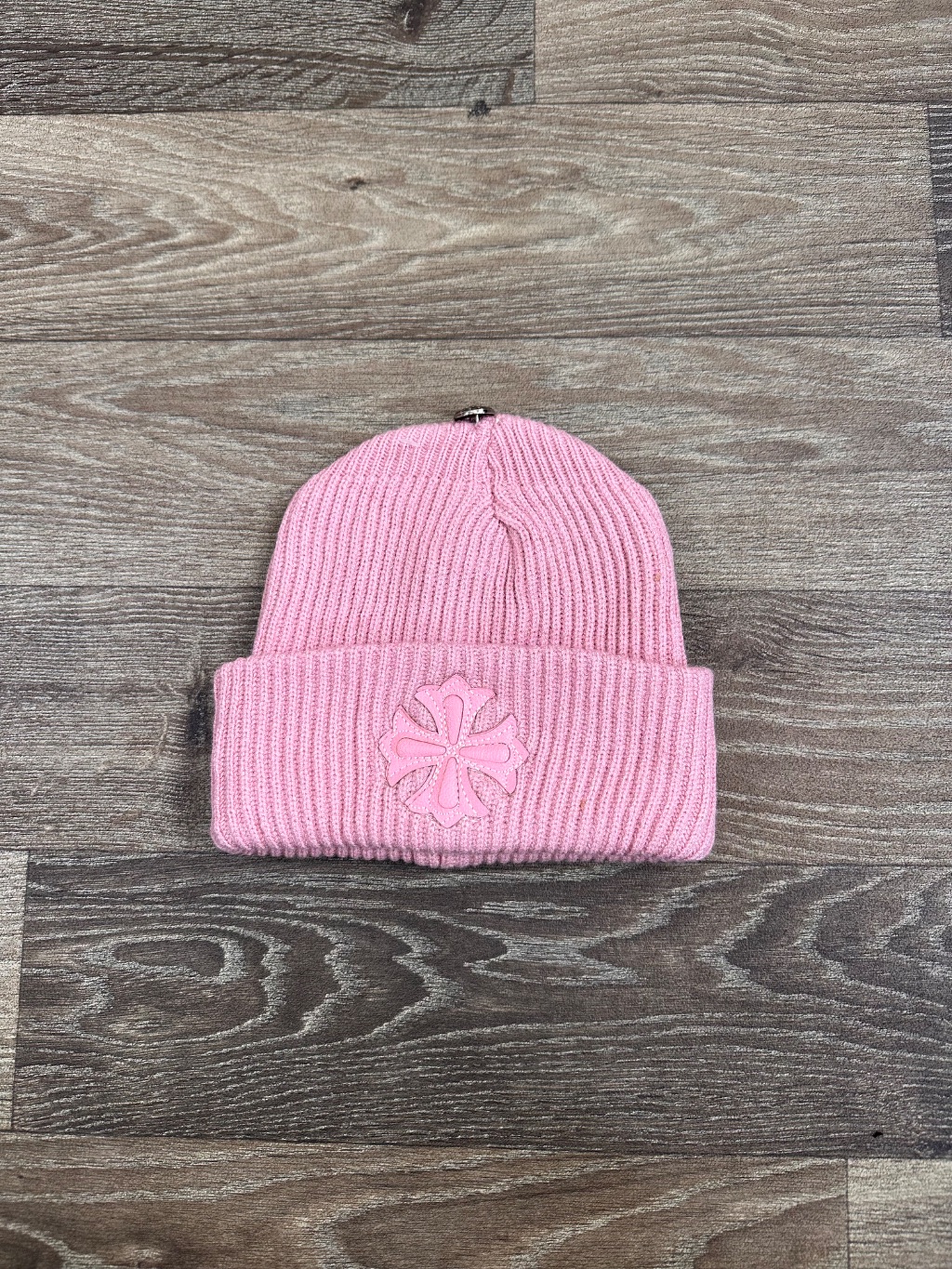 Pink Chrome Hearts Beanie
