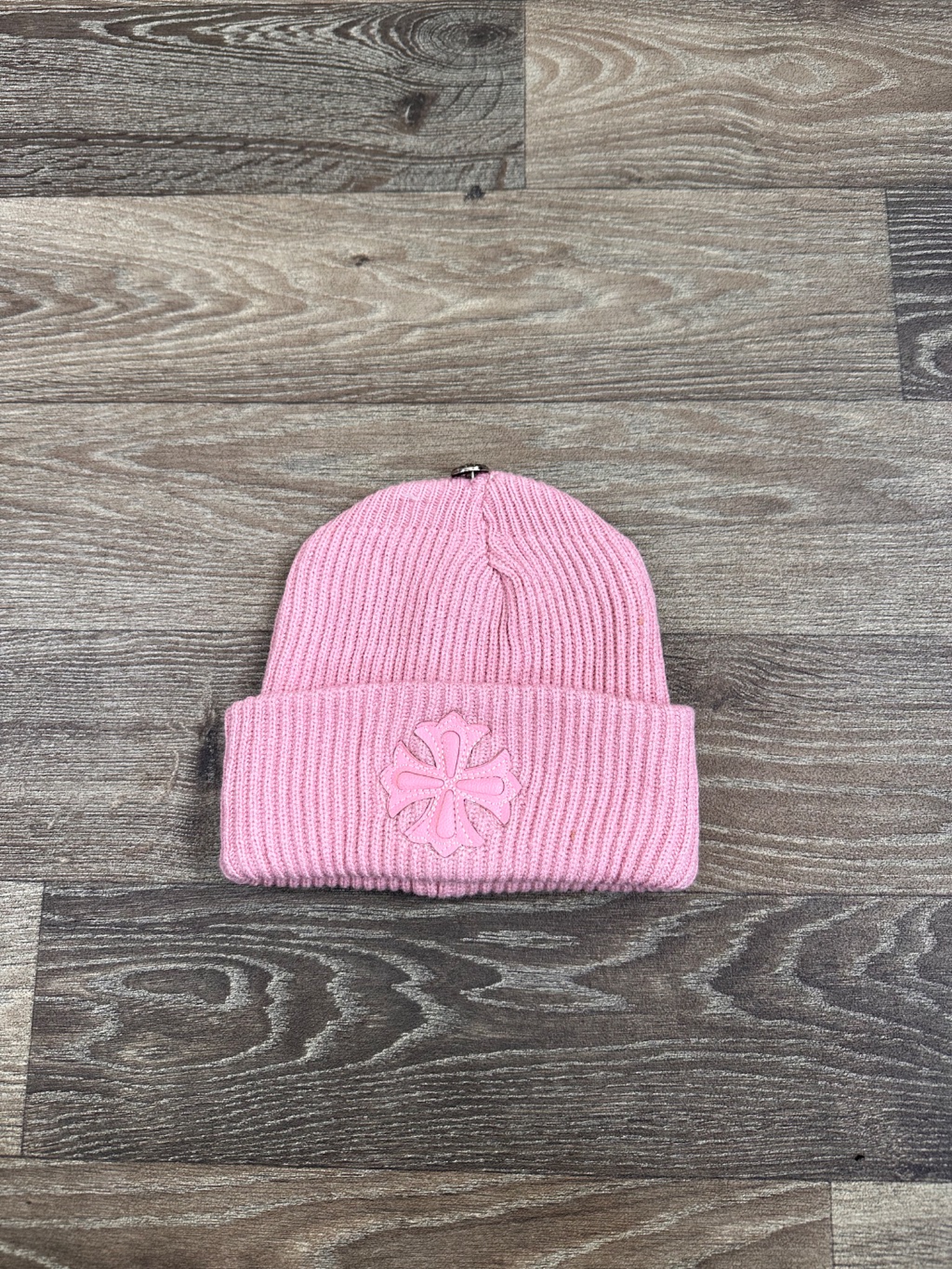 Pink Chrome Hearts Beanie