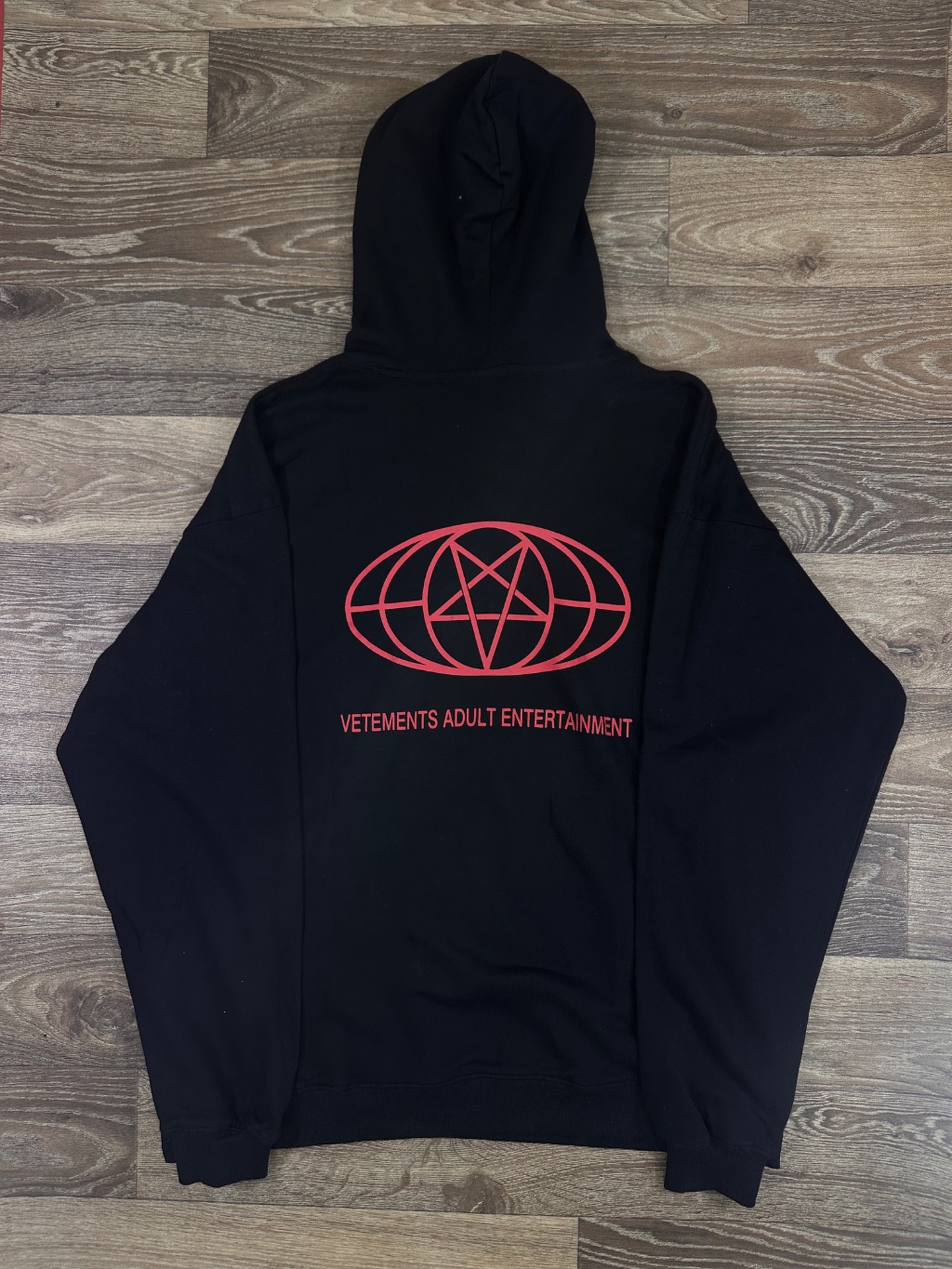 Vetements Adult Entertainment hoodie