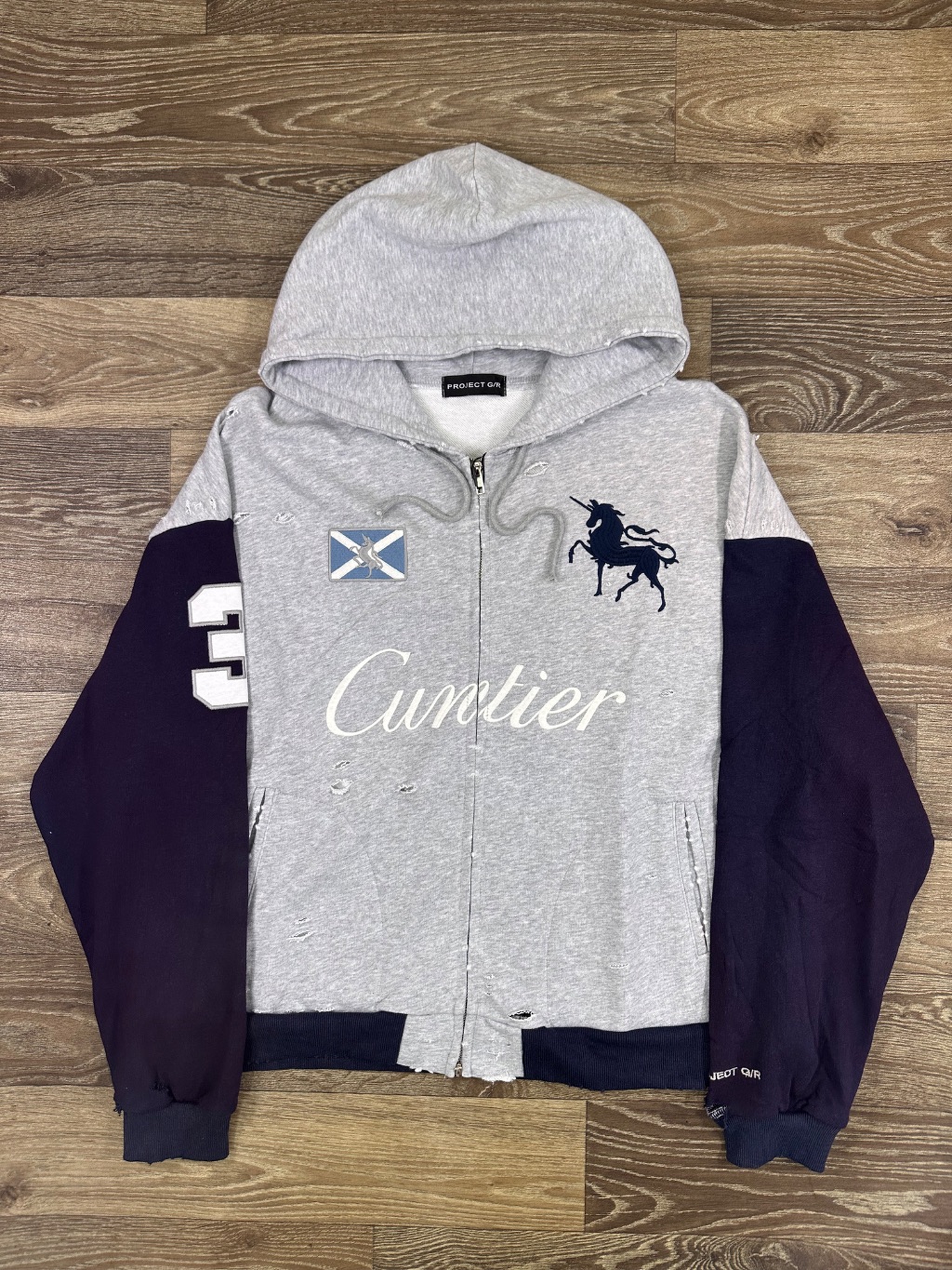 Project G/R zip-up hoodie