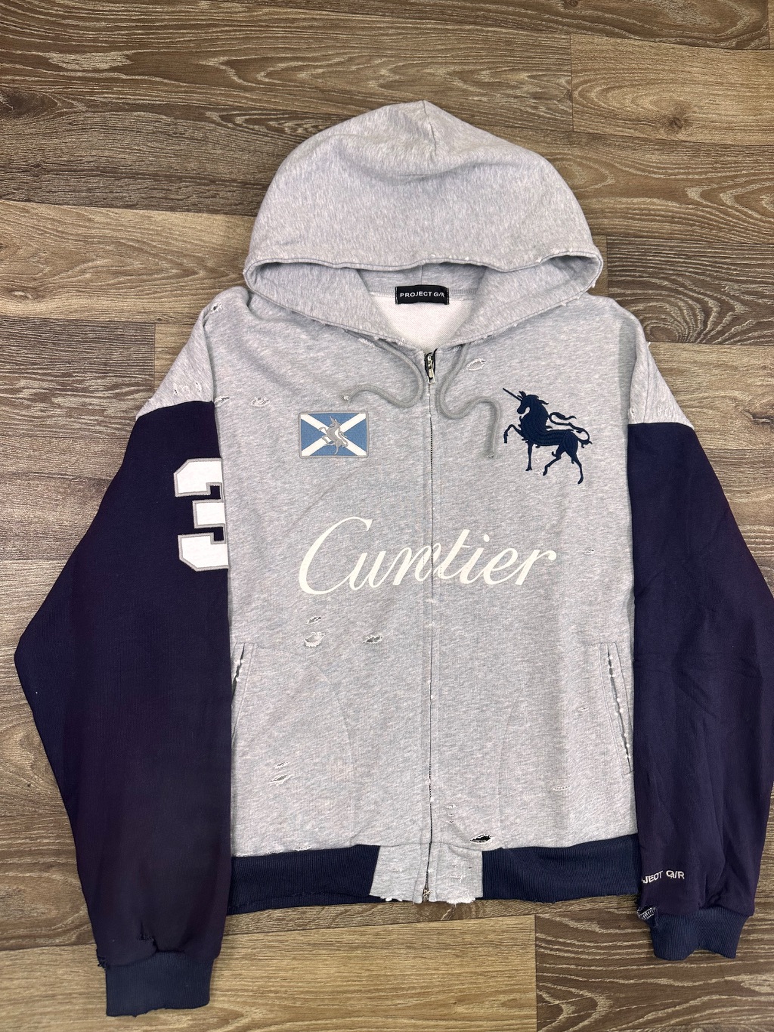 Project G/R zip-up hoodie