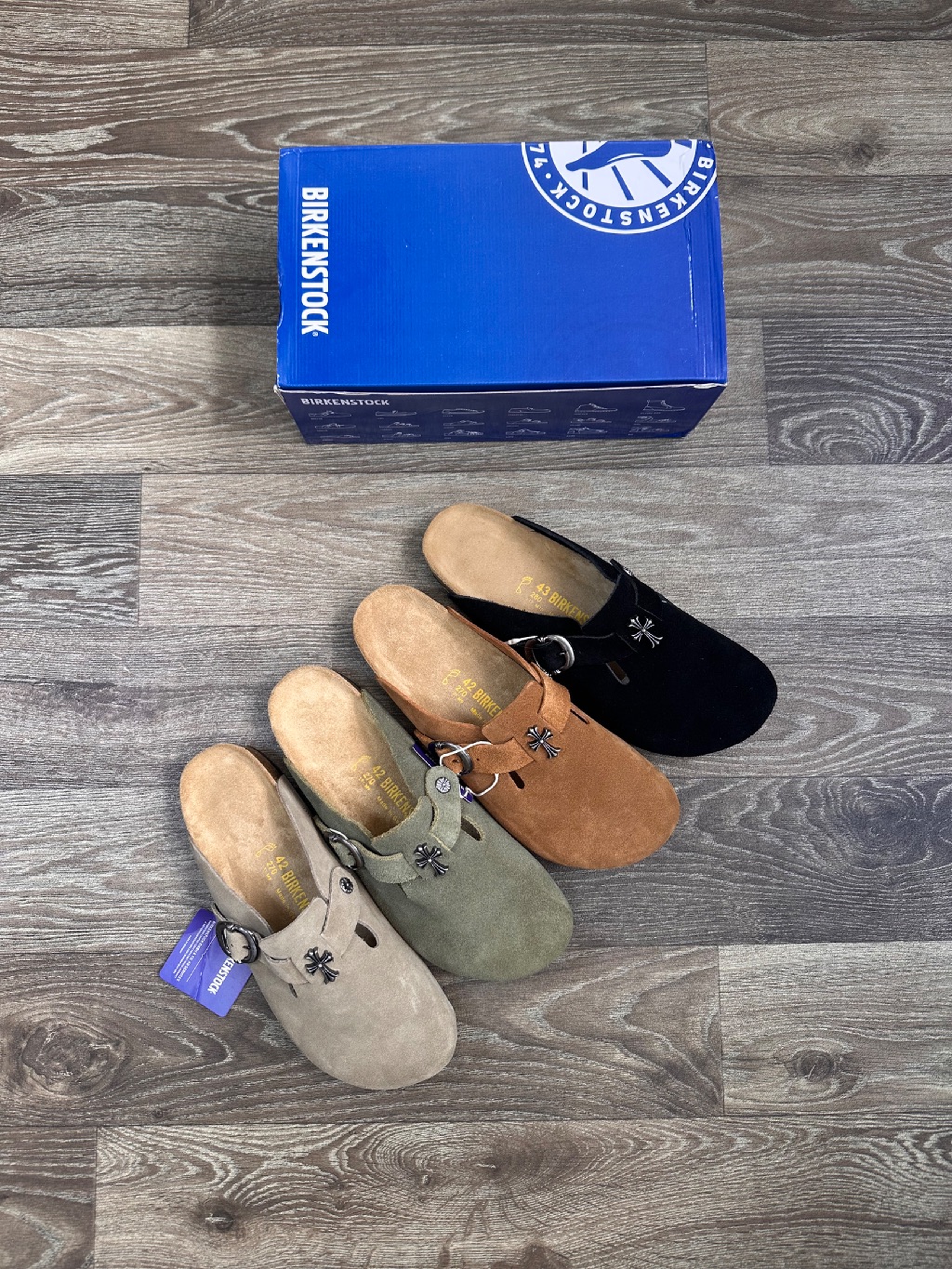 Birkenstock x Chrome Hearts Clogs