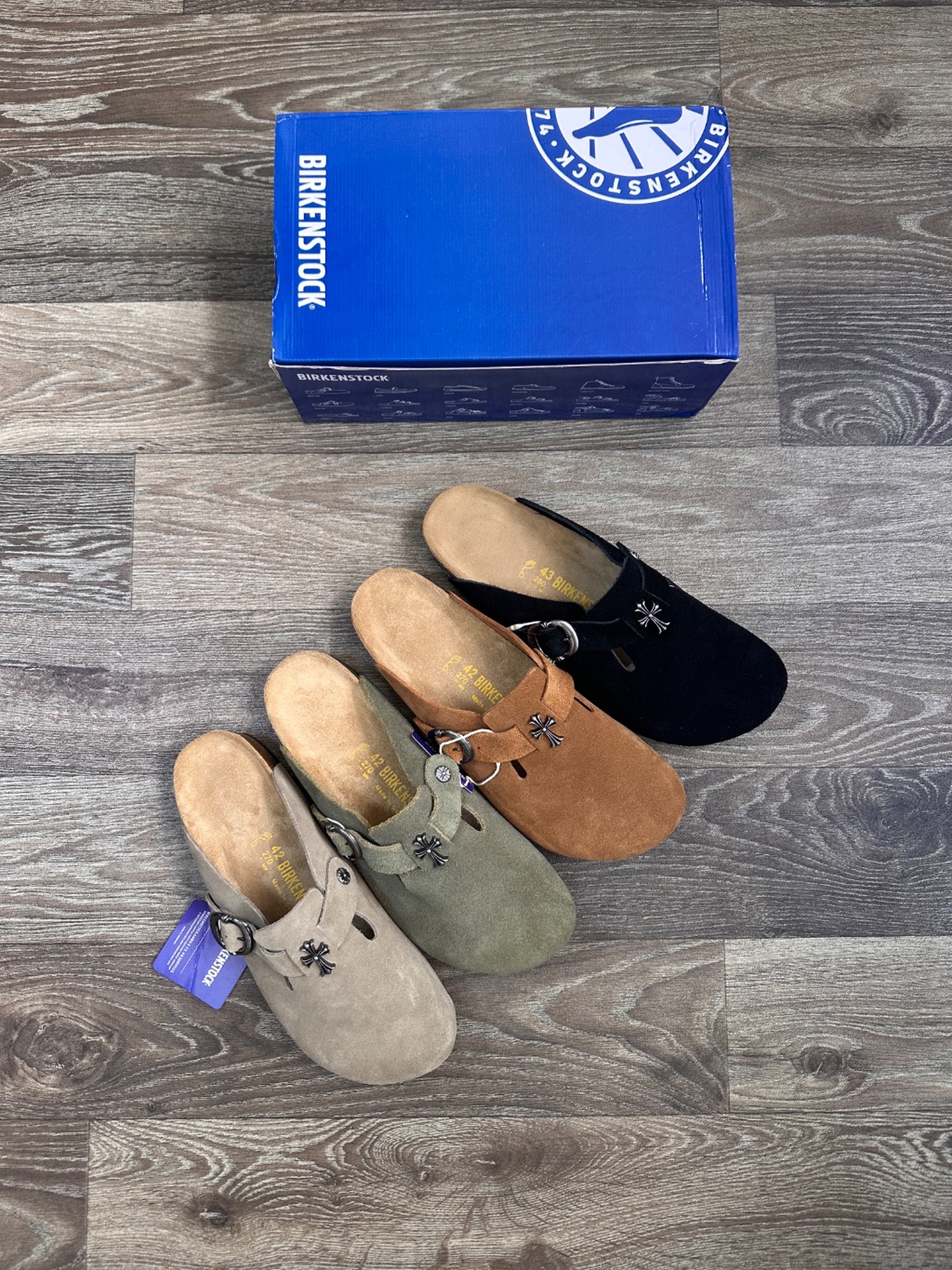 Birkenstock x Chrome Hearts Clogs