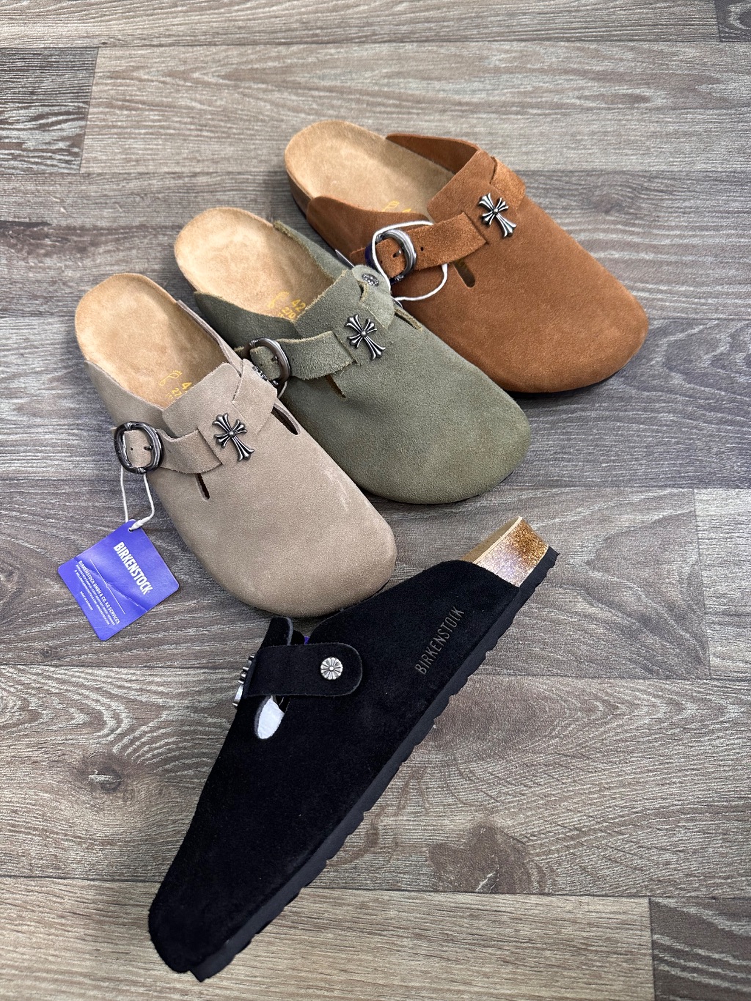 Birkenstock x Chrome Hearts Clogs