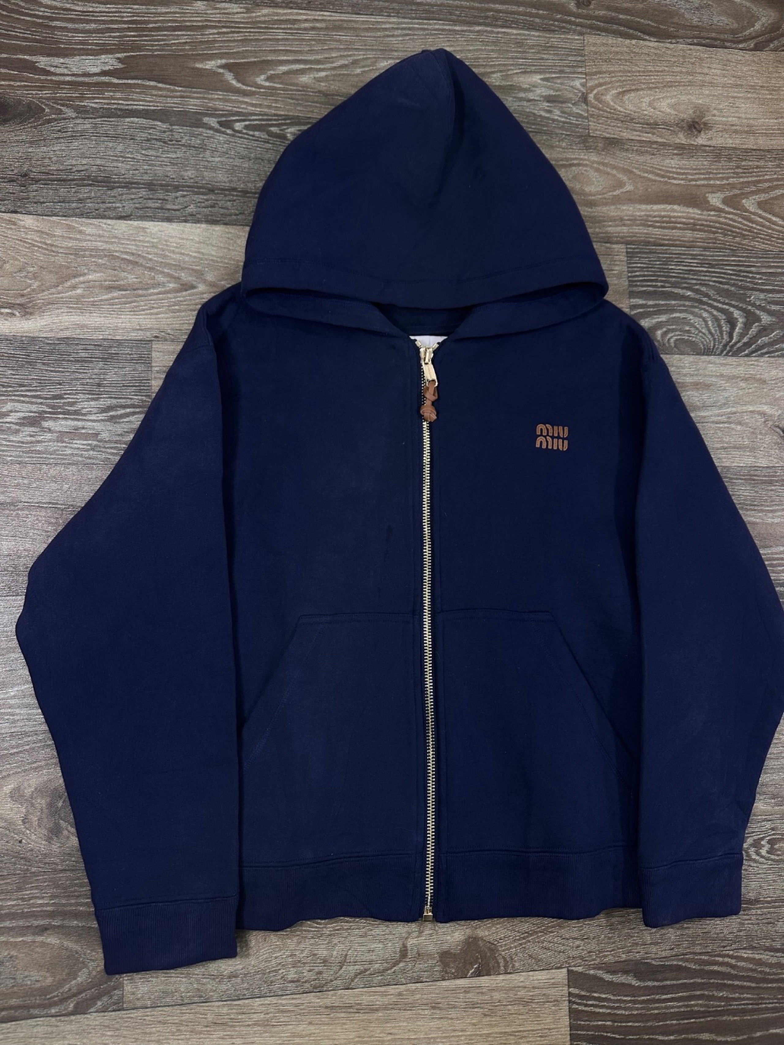 Miu Miu zip up hoodie