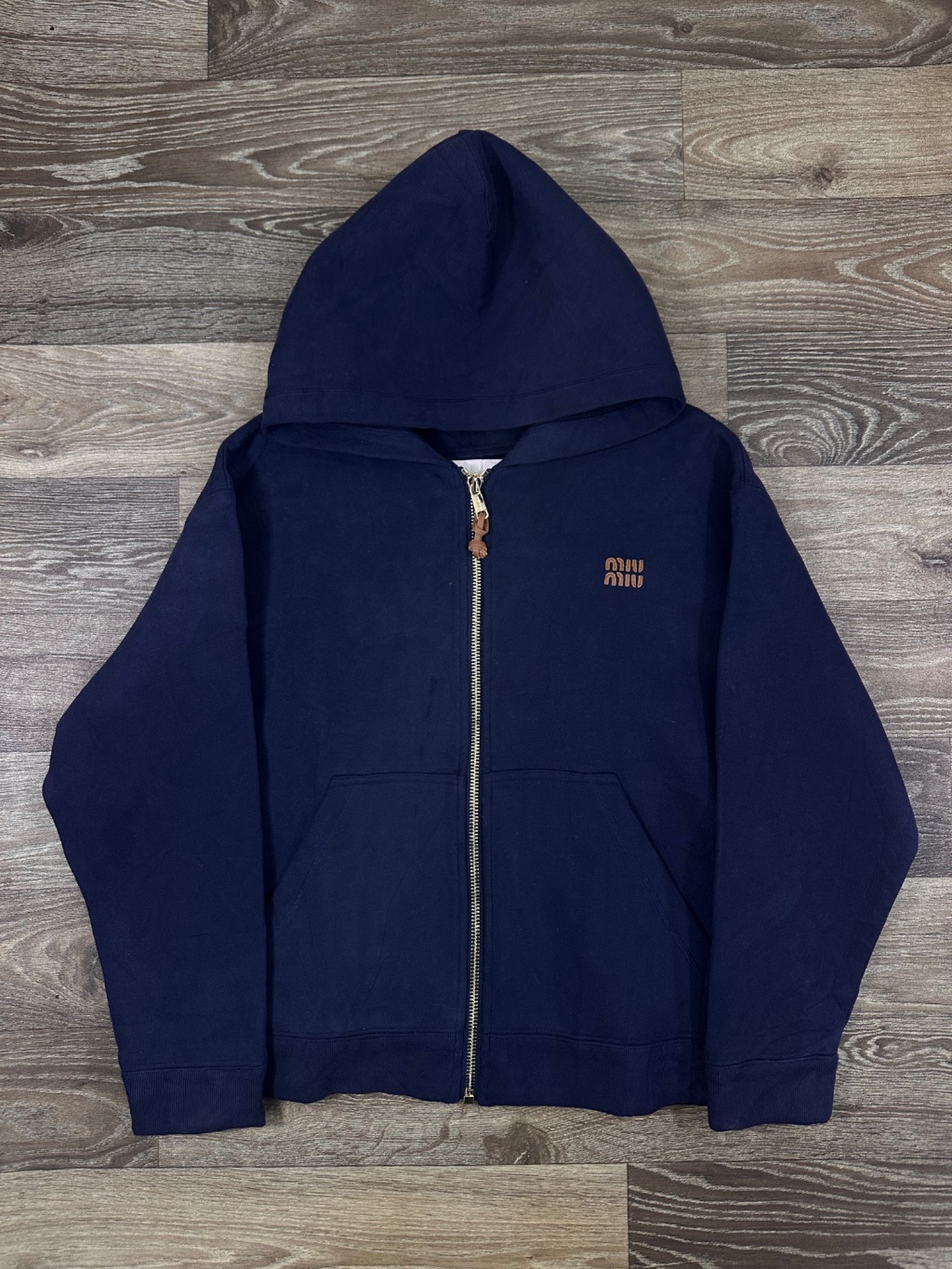 Miu Miu zip up hoodie