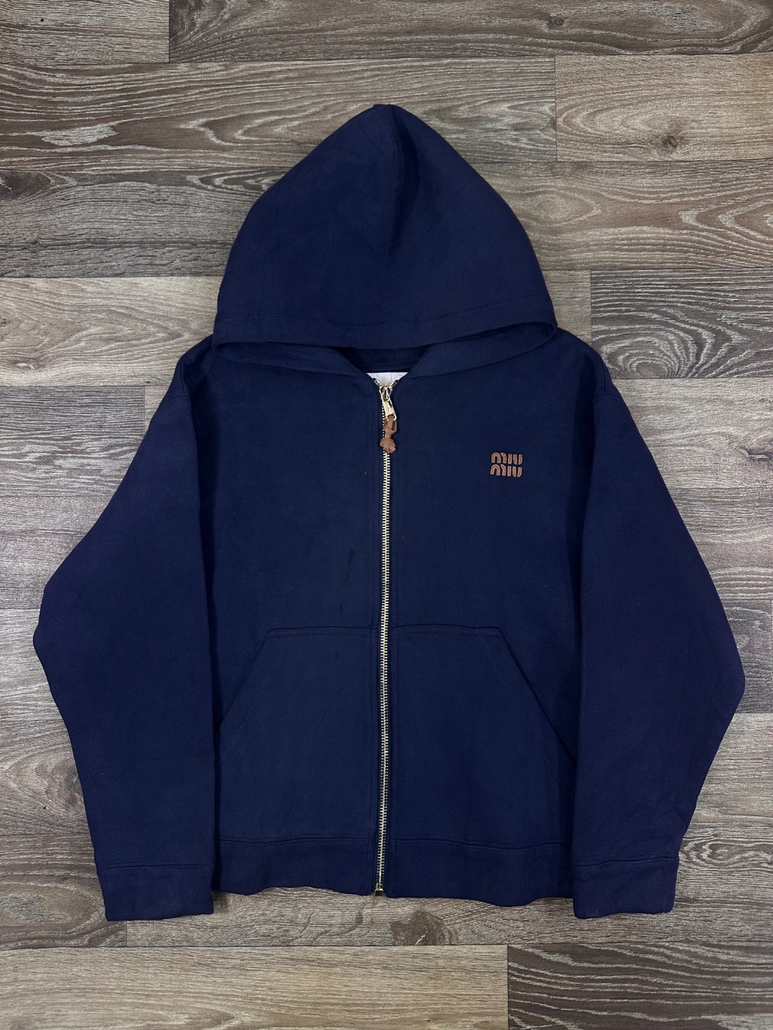 Miu Miu zip up hoodie
