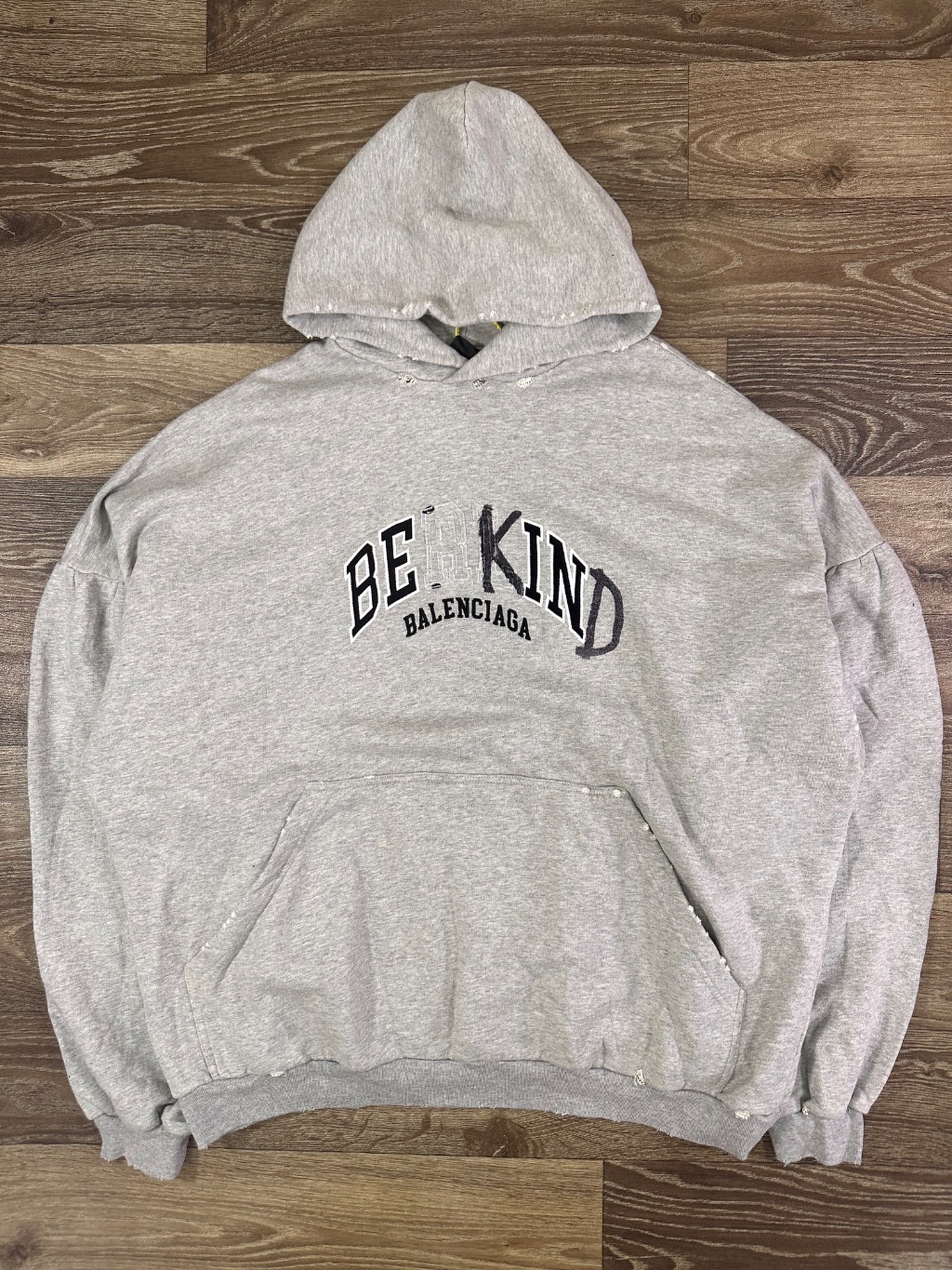 Balenciaga Be Kind Round Oversized hoodie