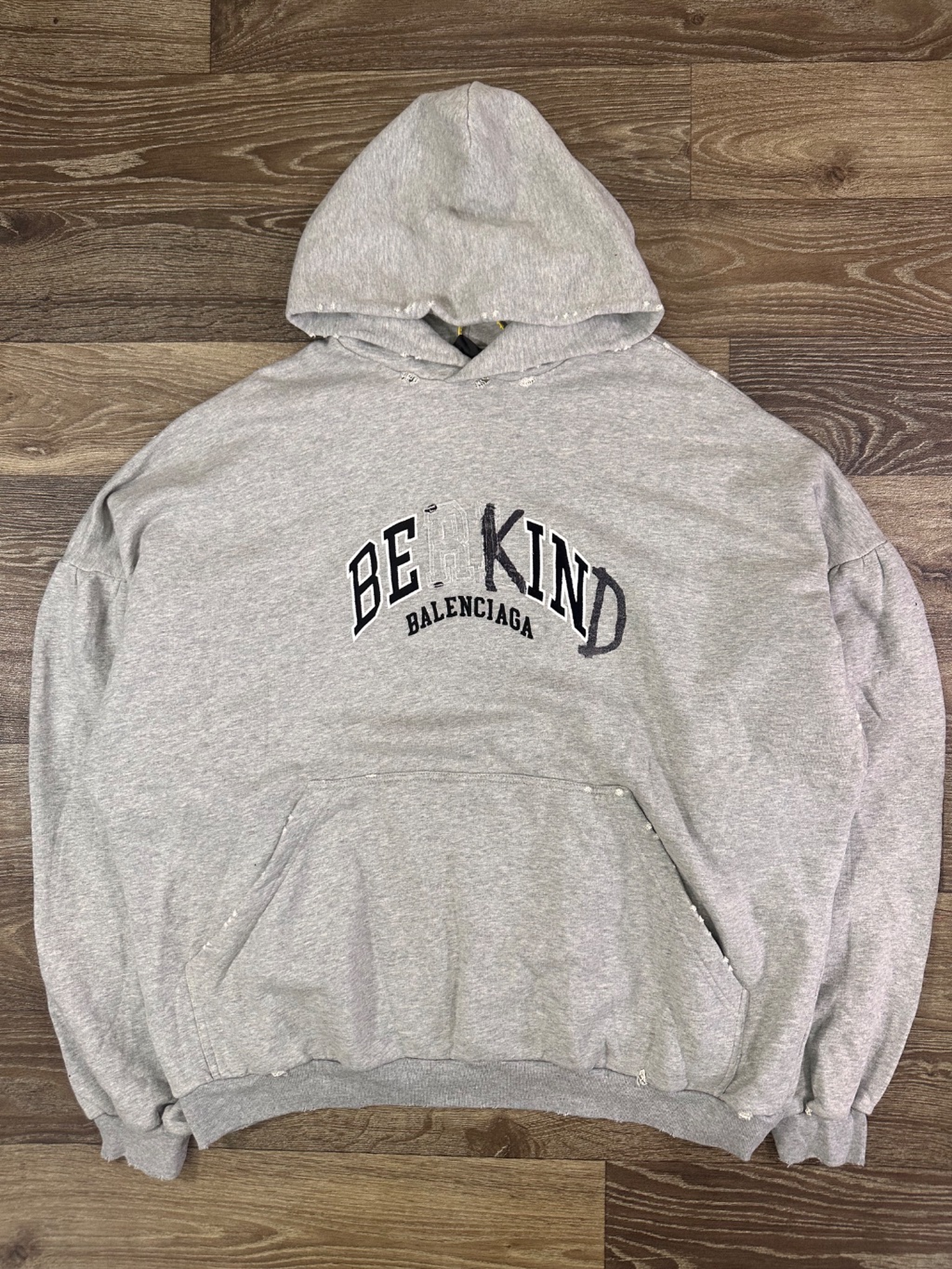 Balenciaga Be Kind Round Oversized hoodie