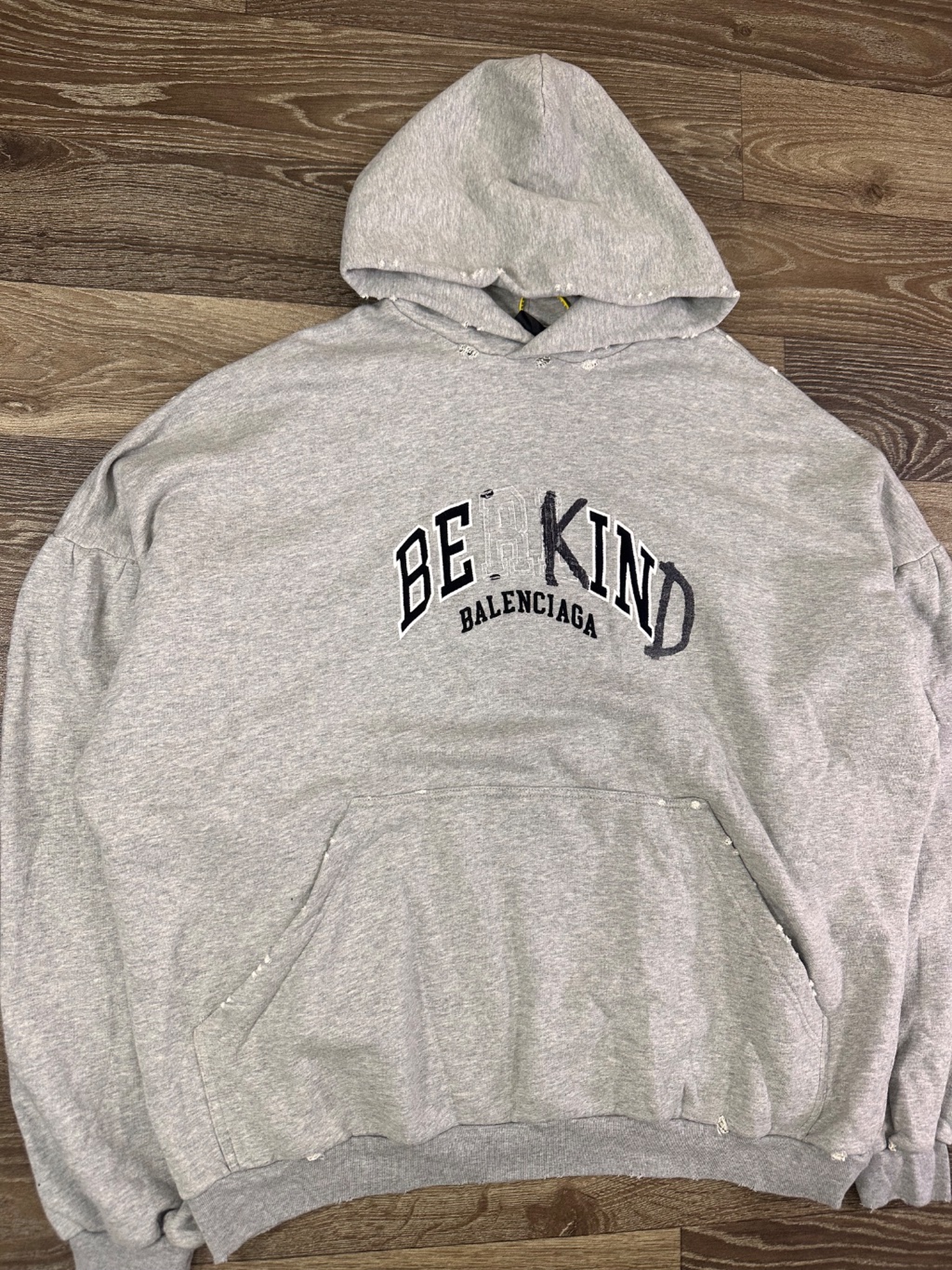 Balenciaga Be Kind Round Oversized hoodie