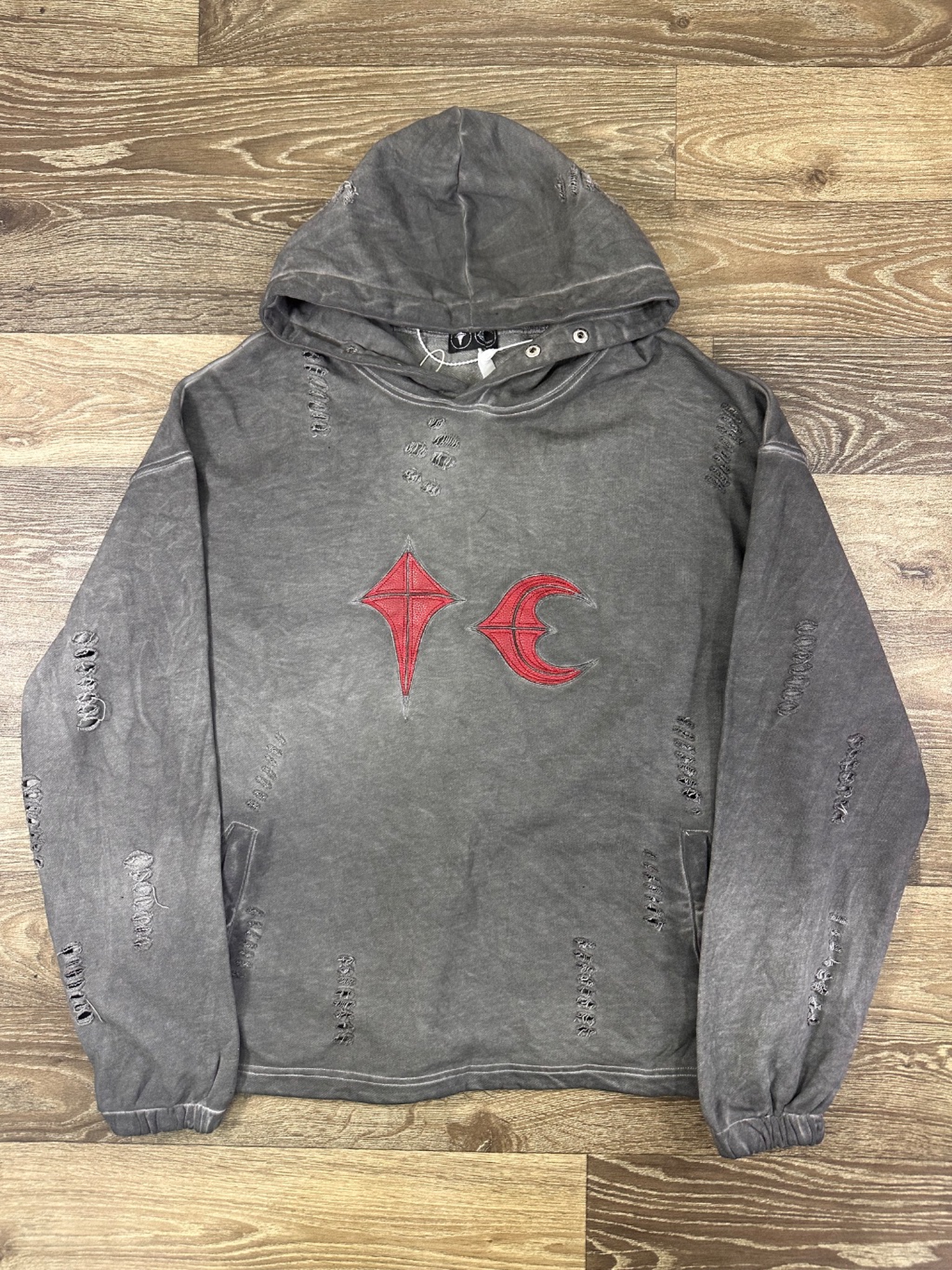 Thug Club distressed hoodie