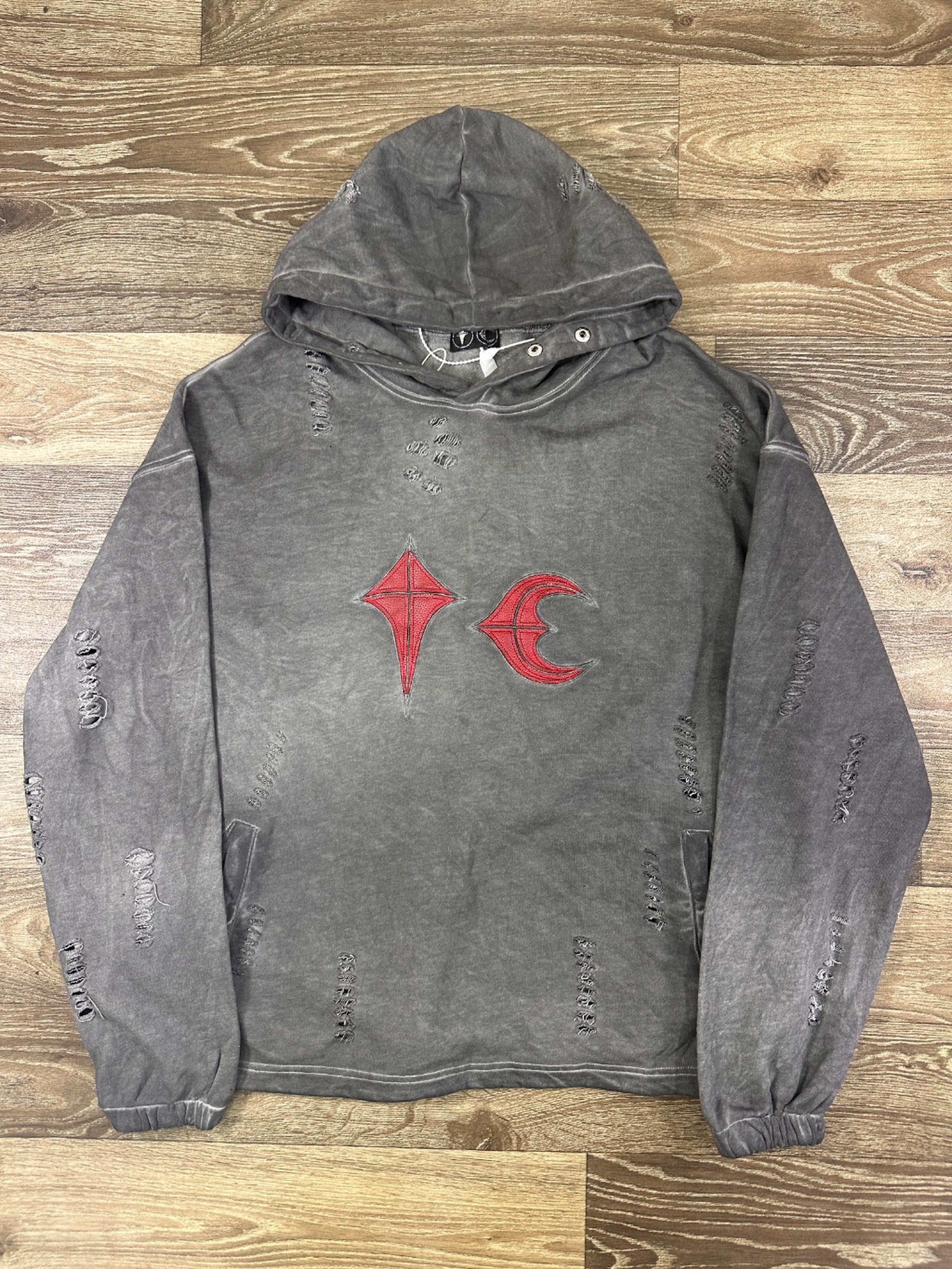 Thug Club distressed hoodie