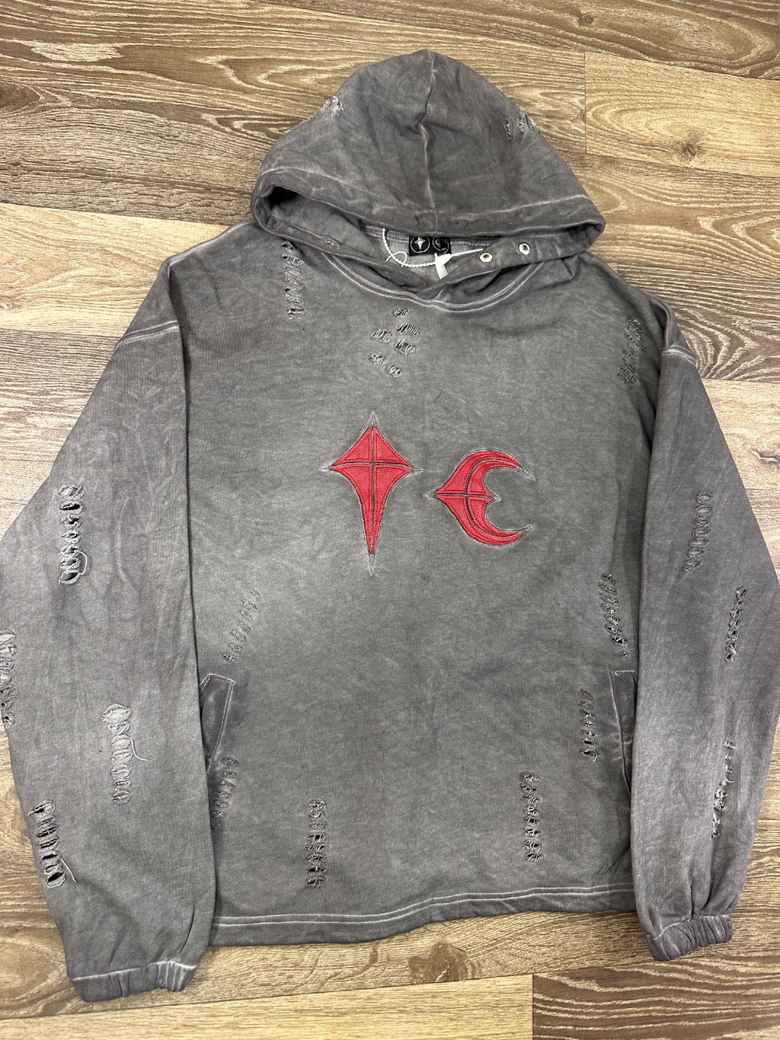Thug Club distressed hoodie