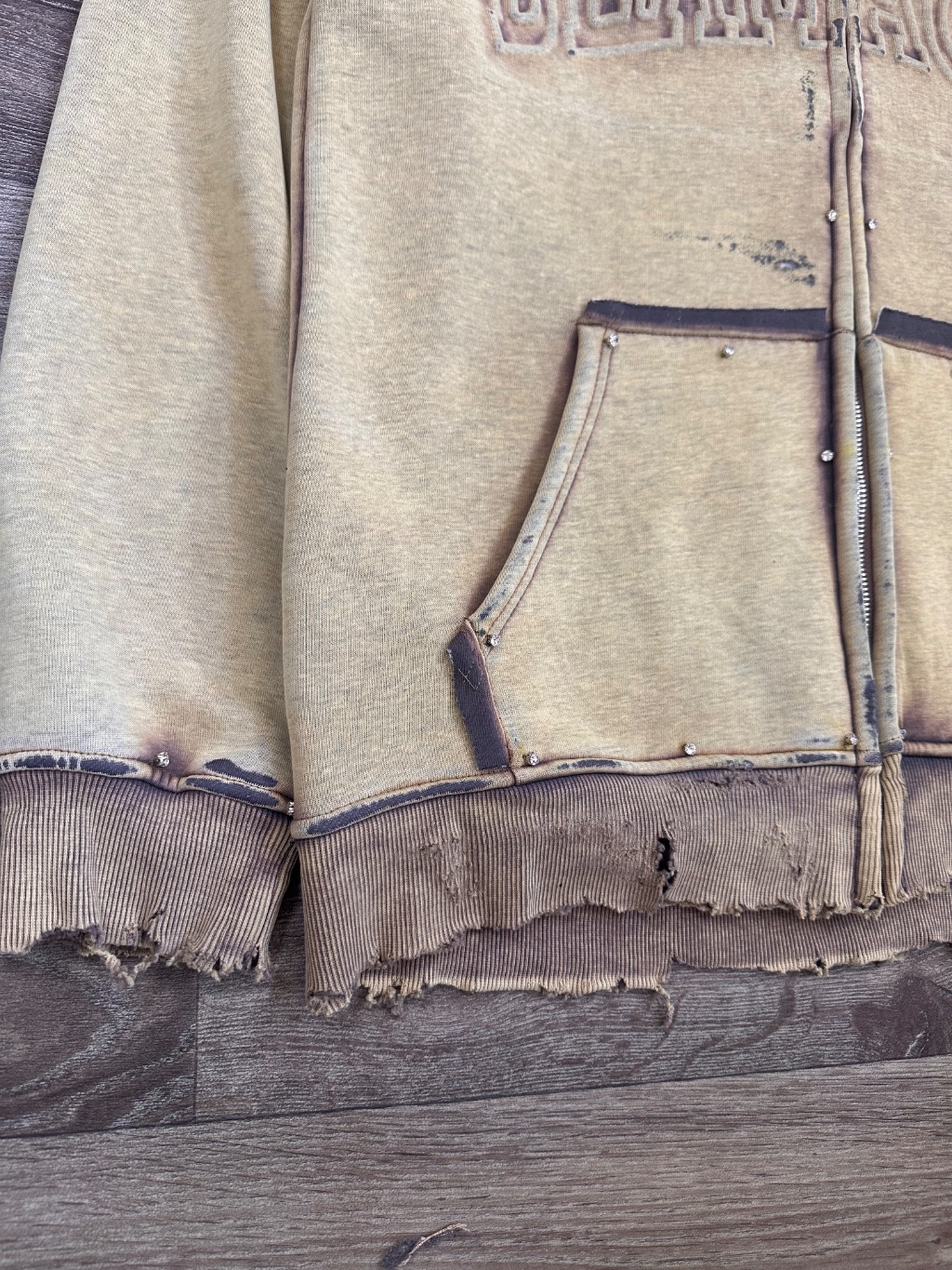 Blamacar zip up hoodie