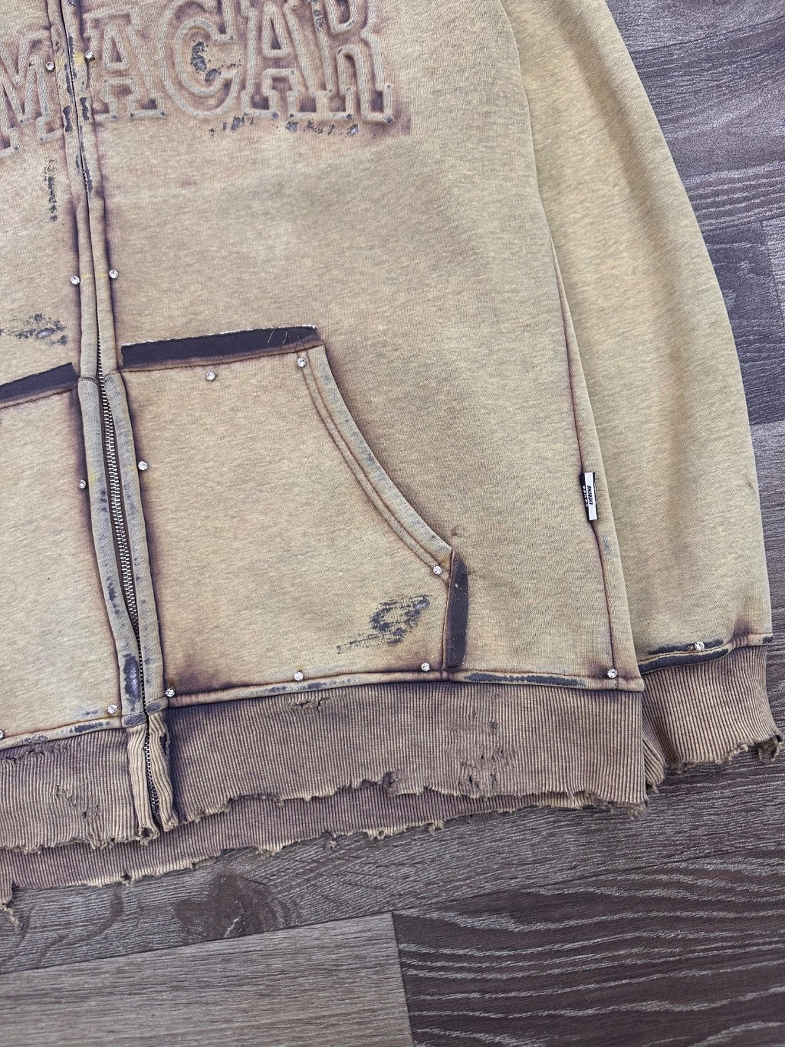 Blamacar zip up hoodie