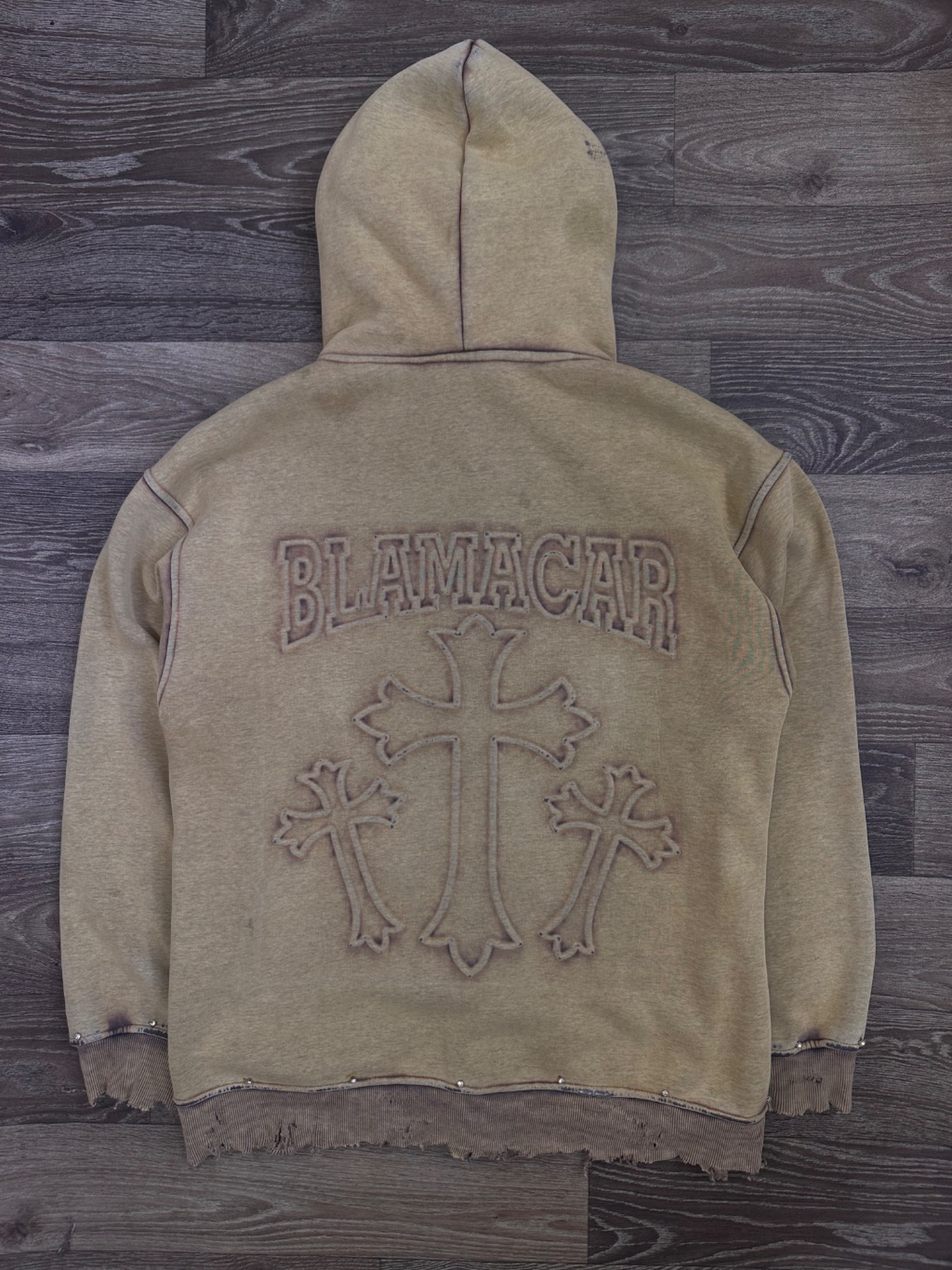 Blamacar zip up hoodie