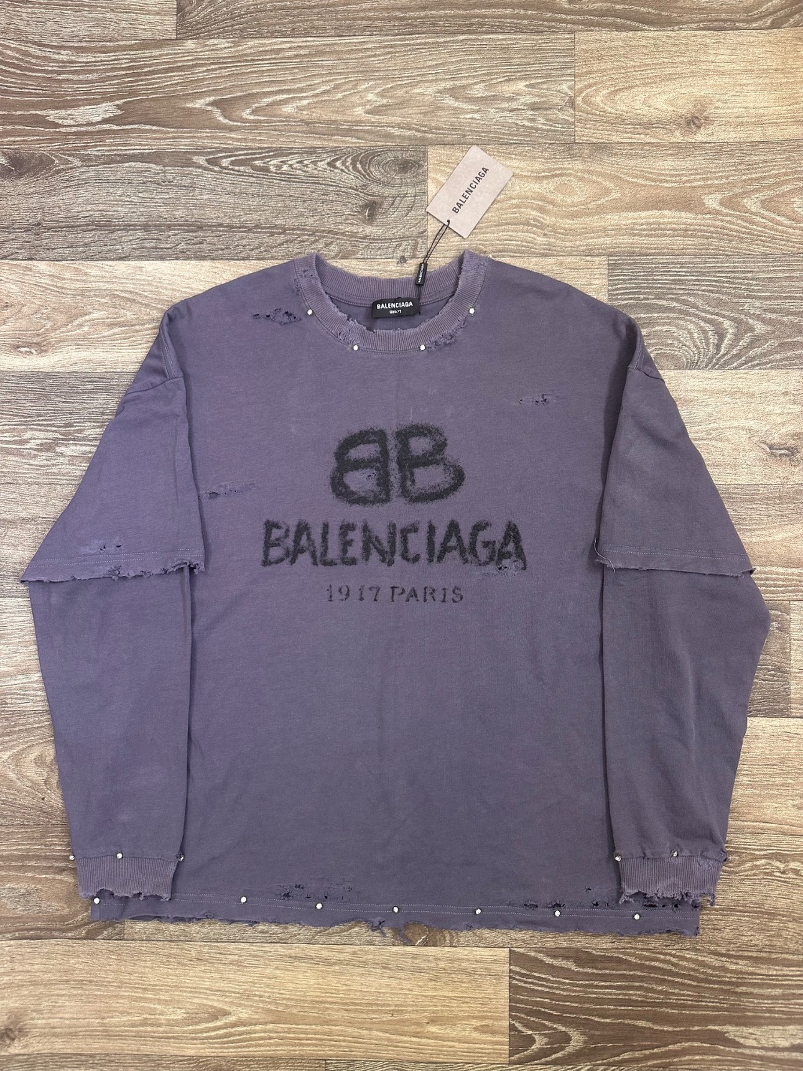 Balenciaga Double Sleeve Tshirt