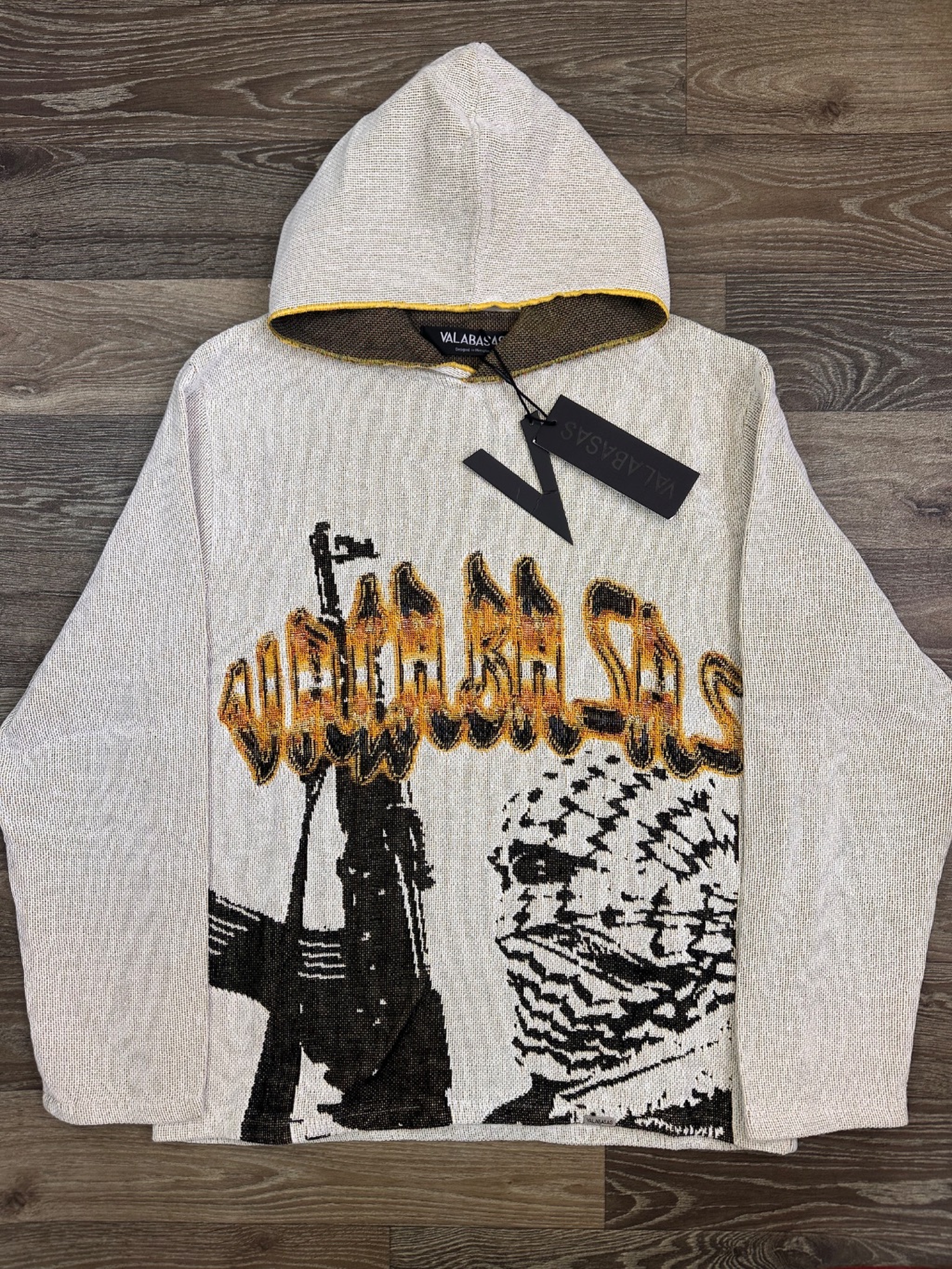 Valabasas Tapestry knitted hoodie
