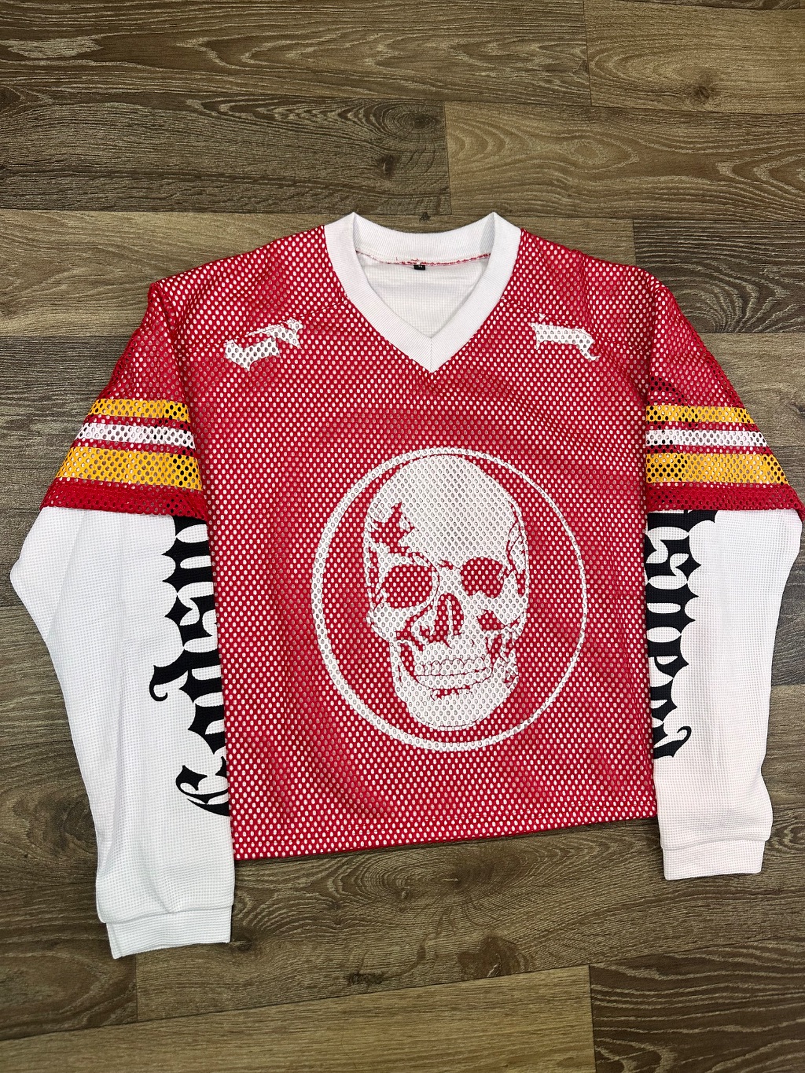 Godspeed double sleeve cropped Tshirt