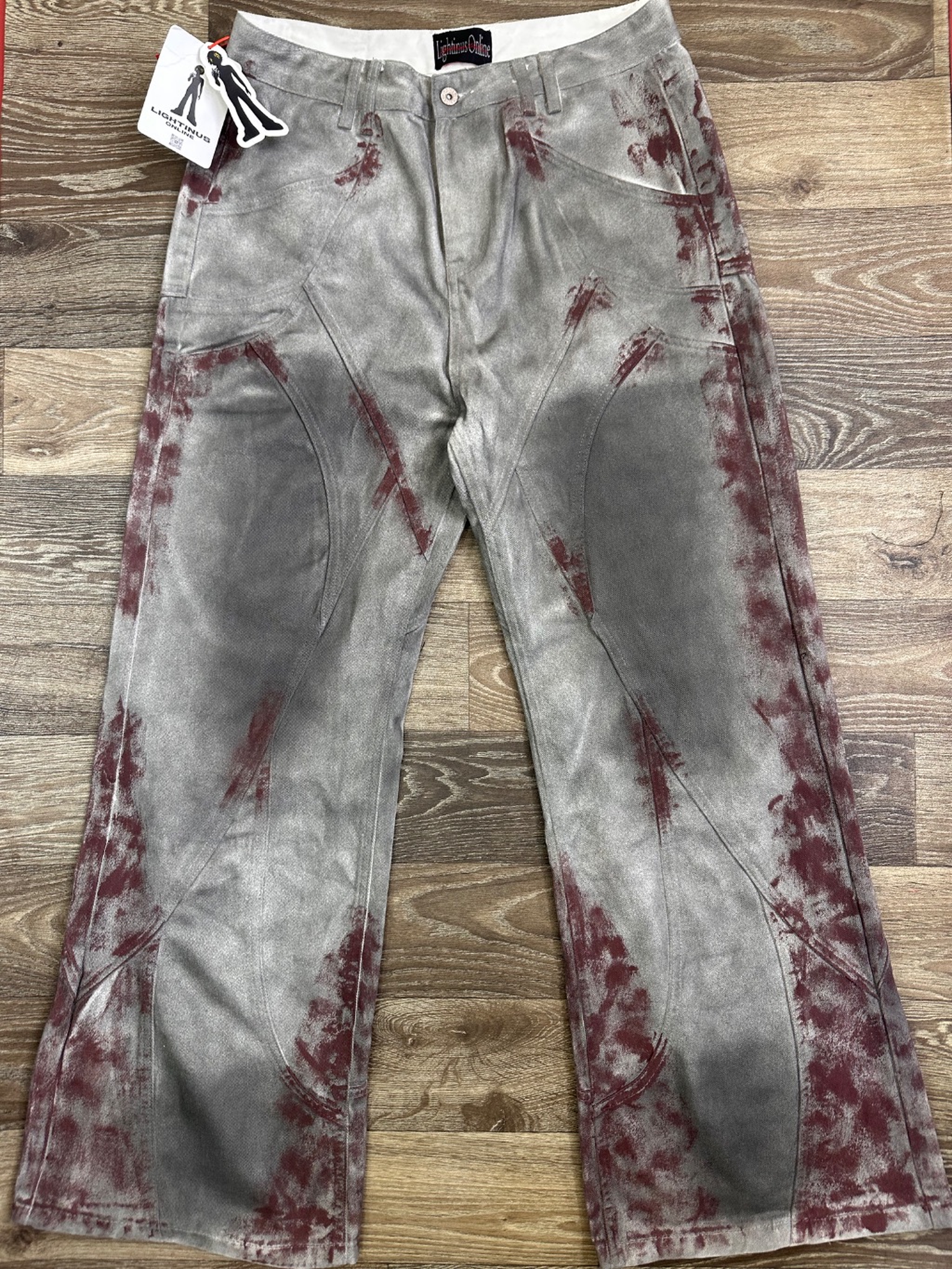 Lightnus Online Wideleg Jeans