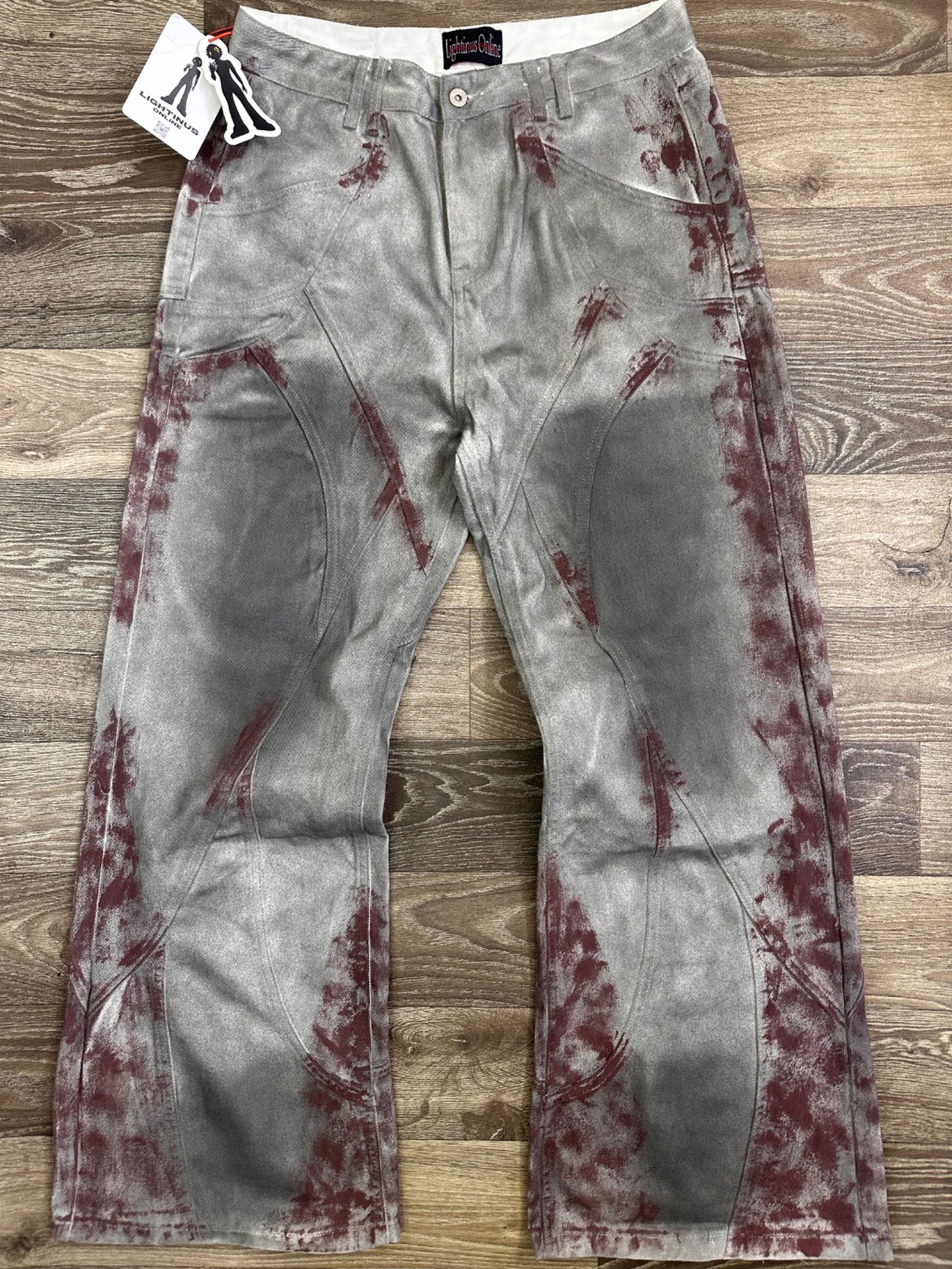 Lightnus Online Wideleg Jeans
