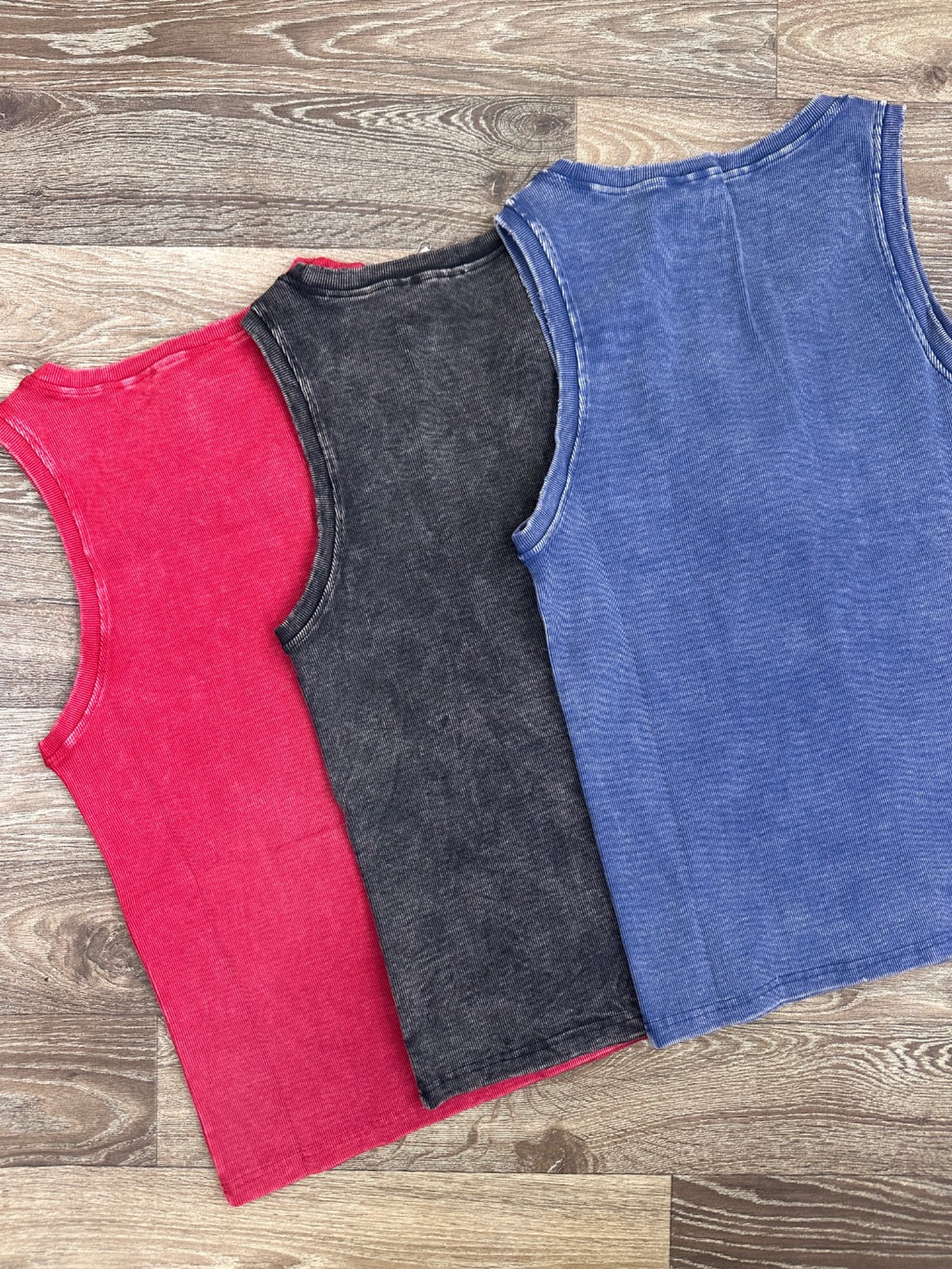 Acid wash tank tops