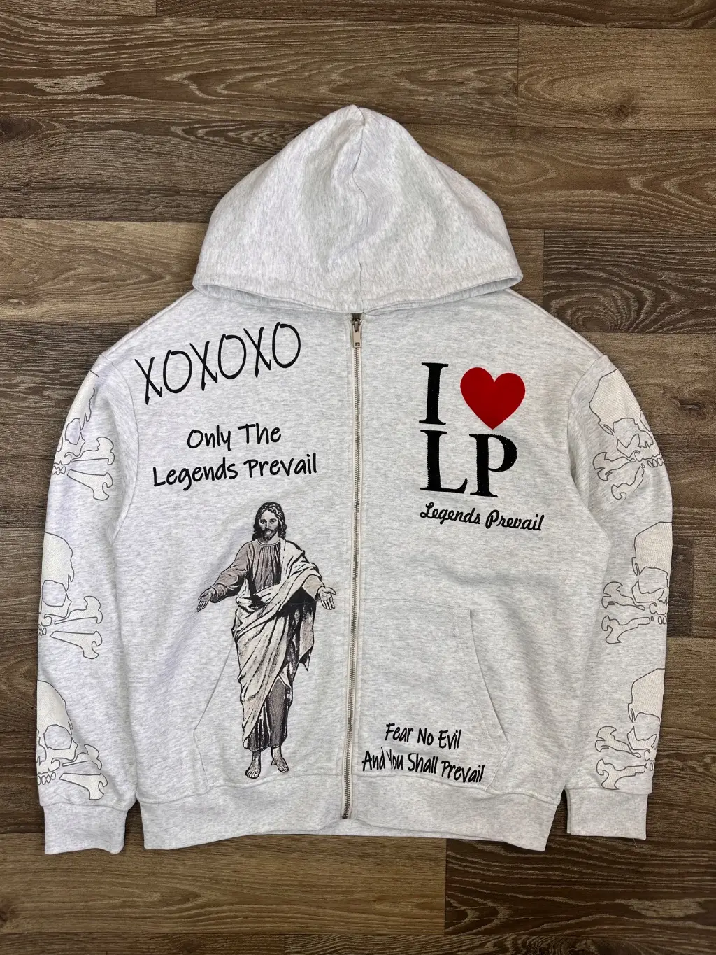 Legends Prevail Zipup hoodie