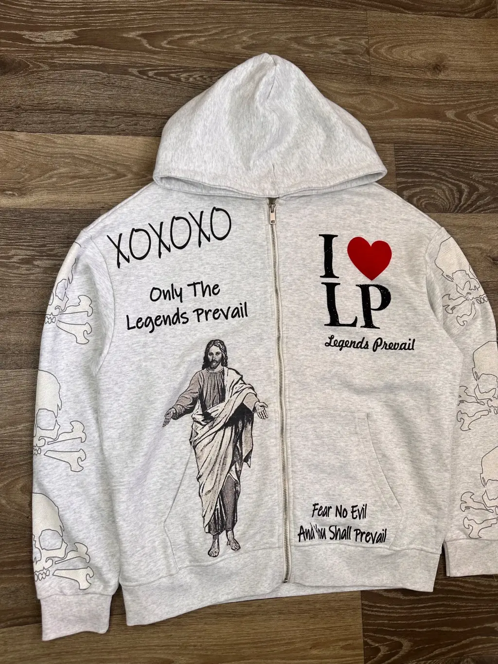 Legends Prevail Zipup hoodie