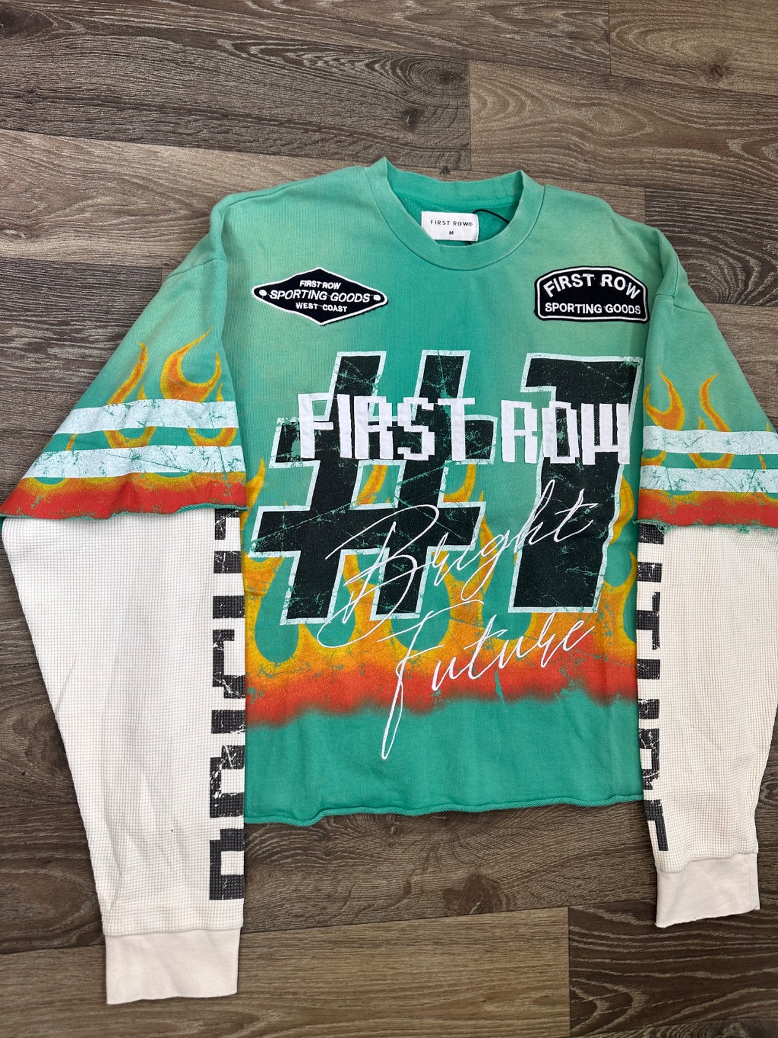 First Row Double Sleeve T-shirt