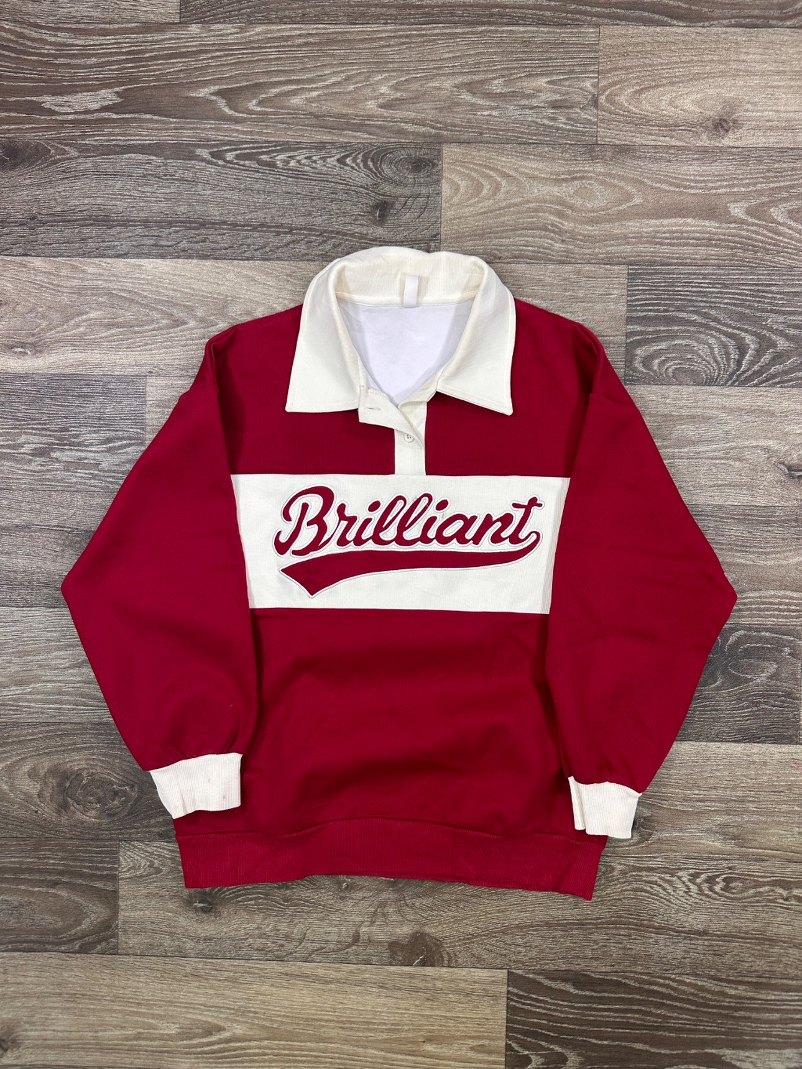 Brilliant collar sweatshirt 