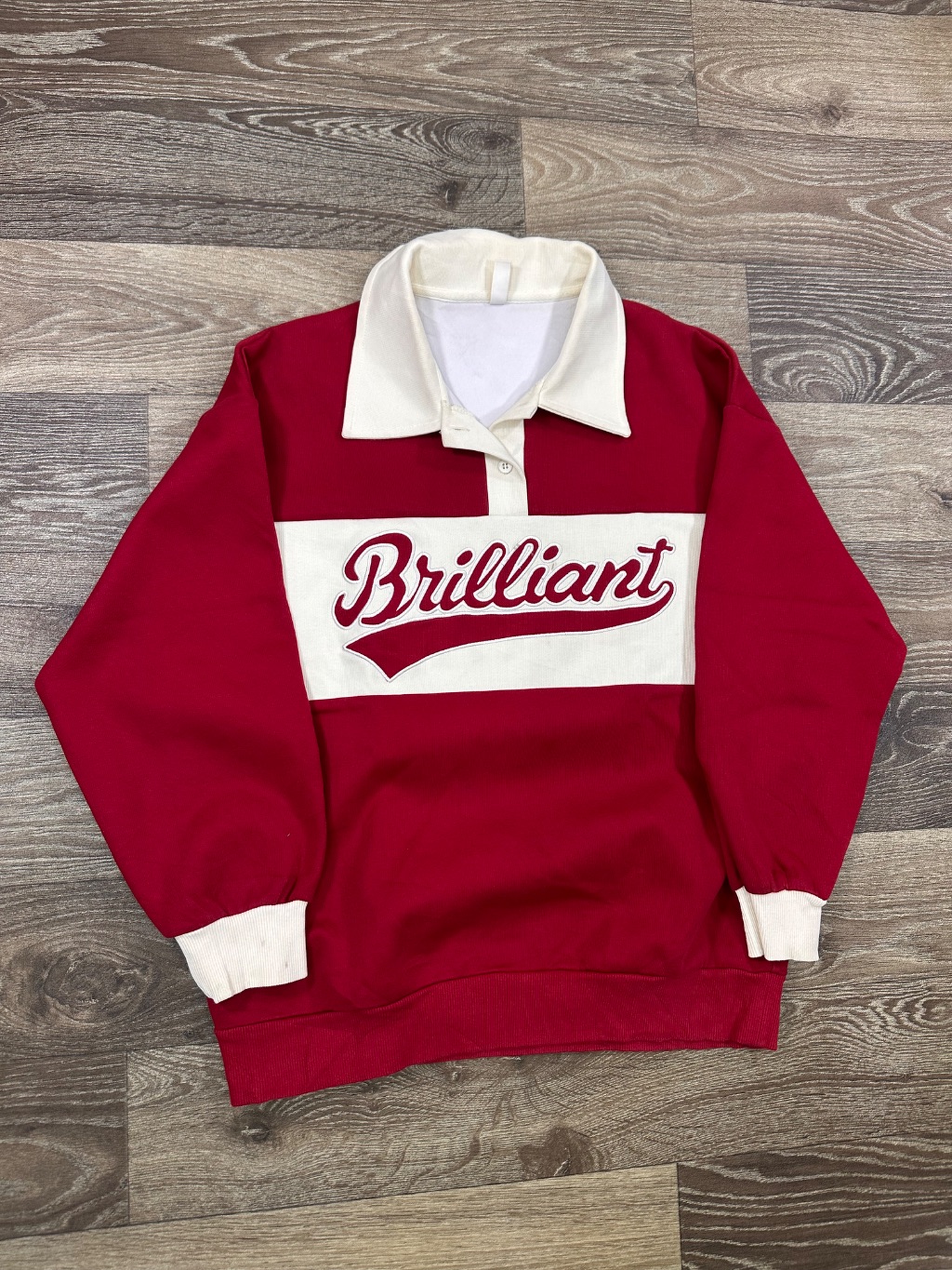 Brilliant collar sweatshirt 