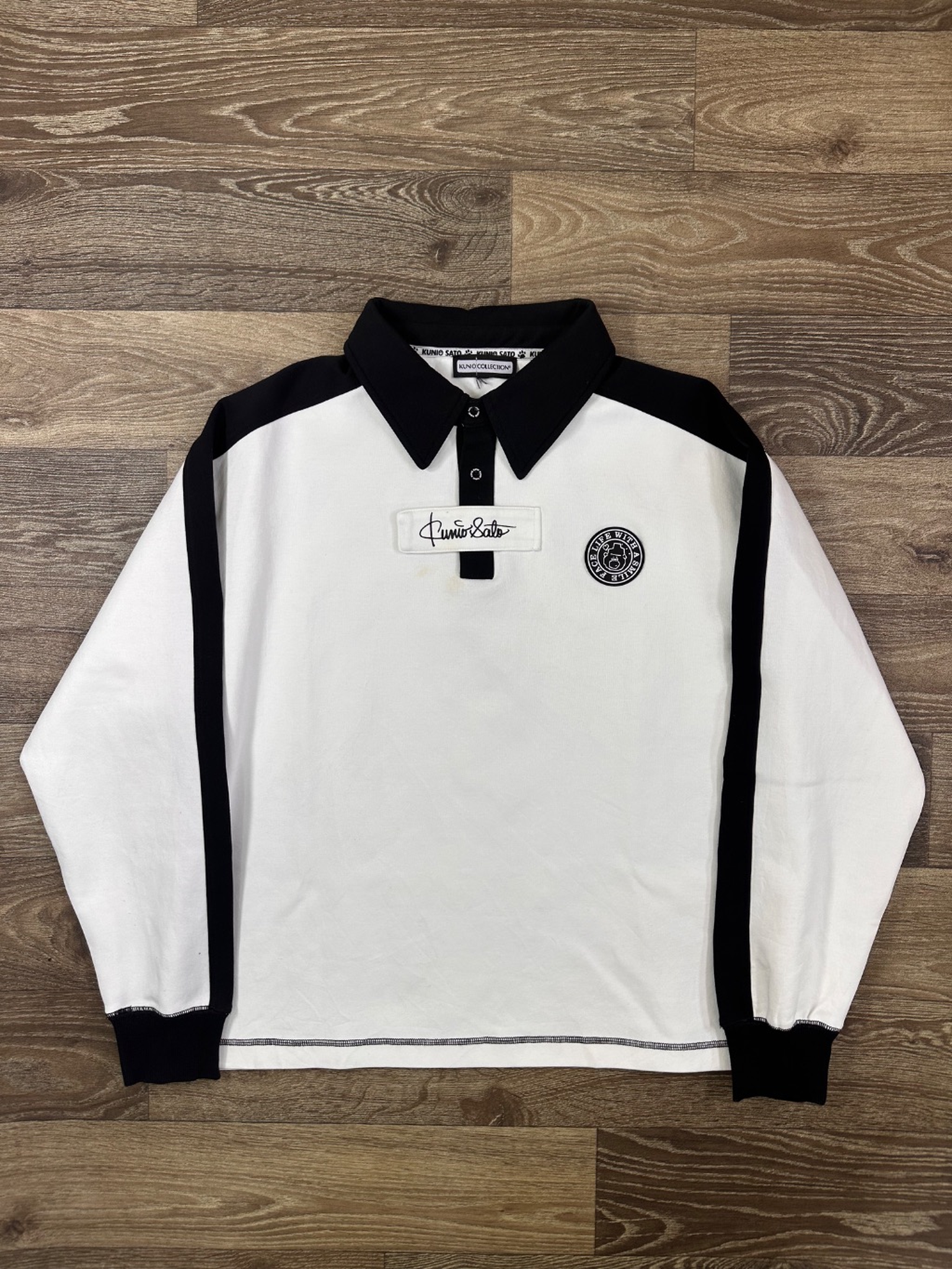 Kunio Sato collared sweatshirt 