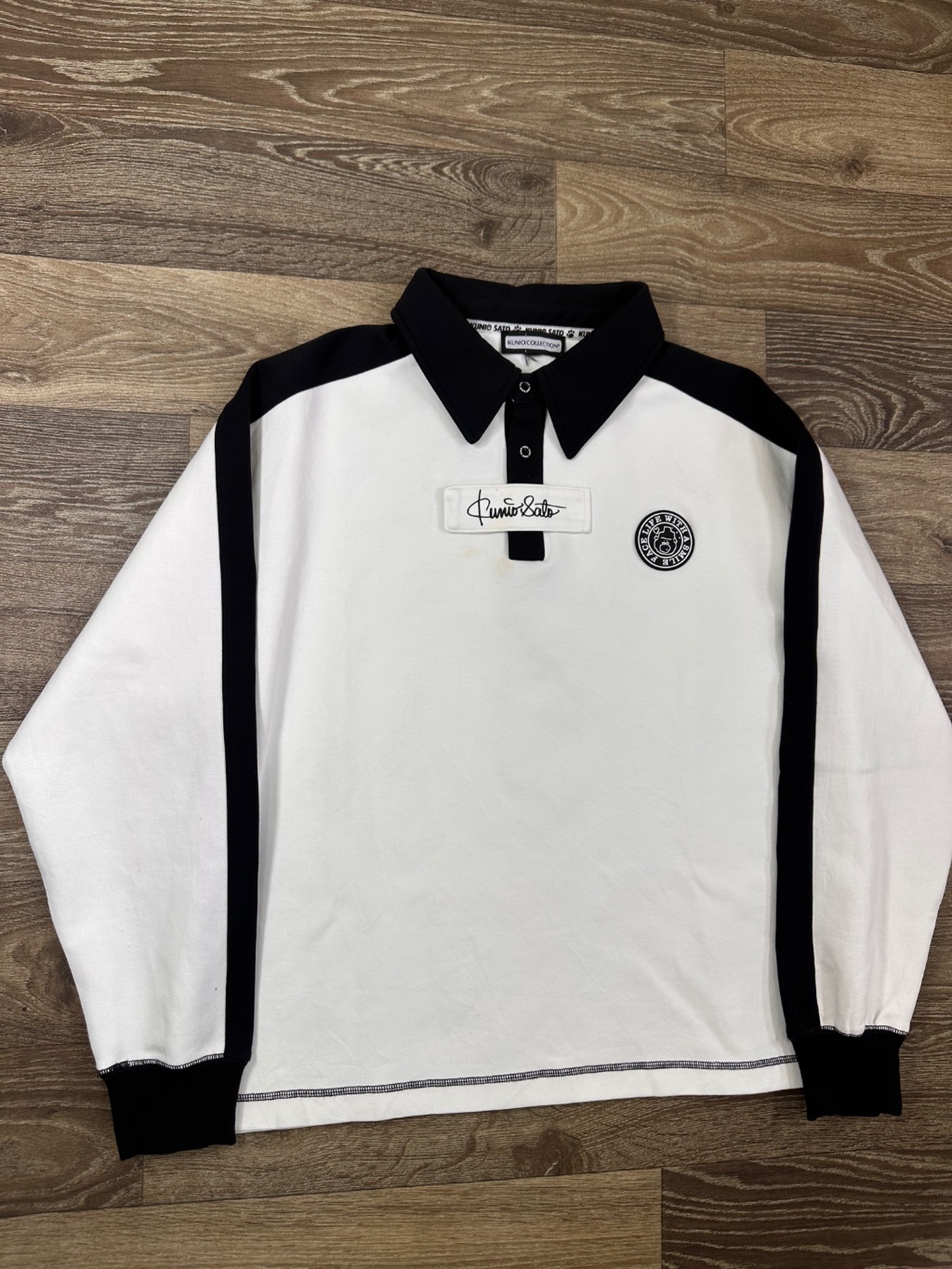 Kunio Sato collared sweatshirt 