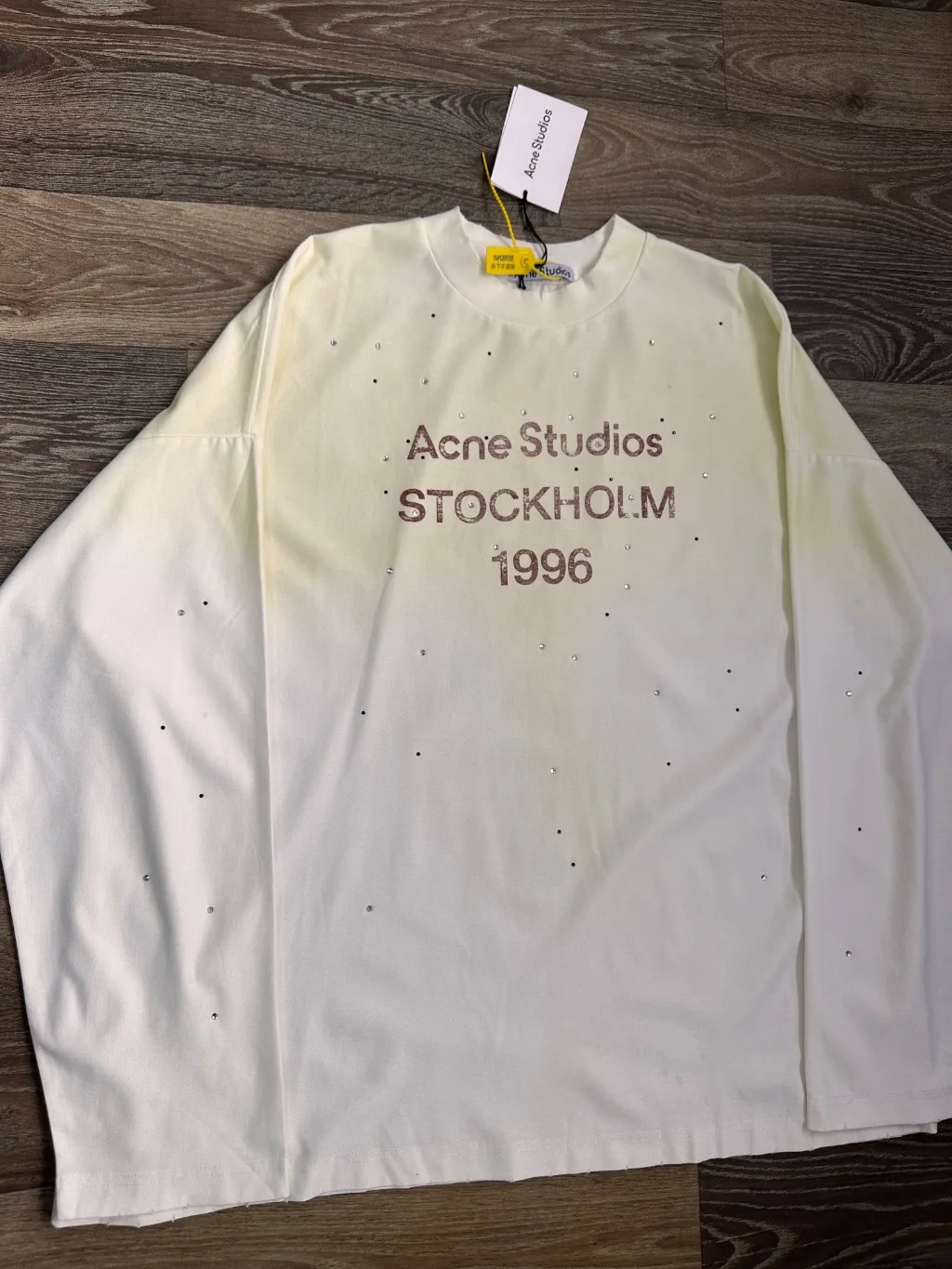 Acne Studios Rhinestone Studded Longsleeve