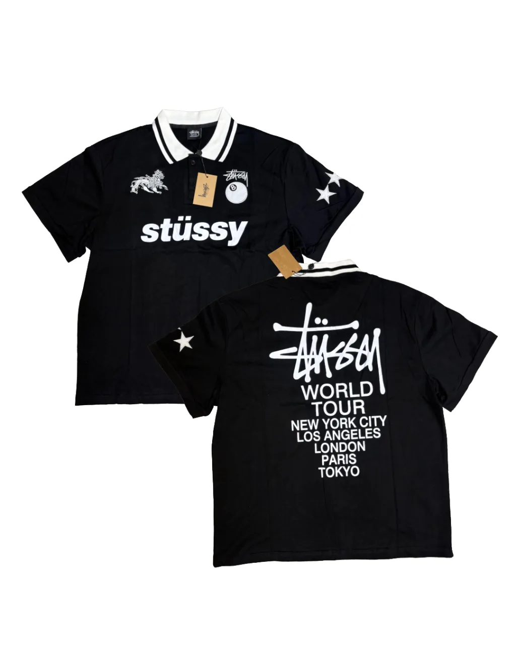 Black Stussy Polo