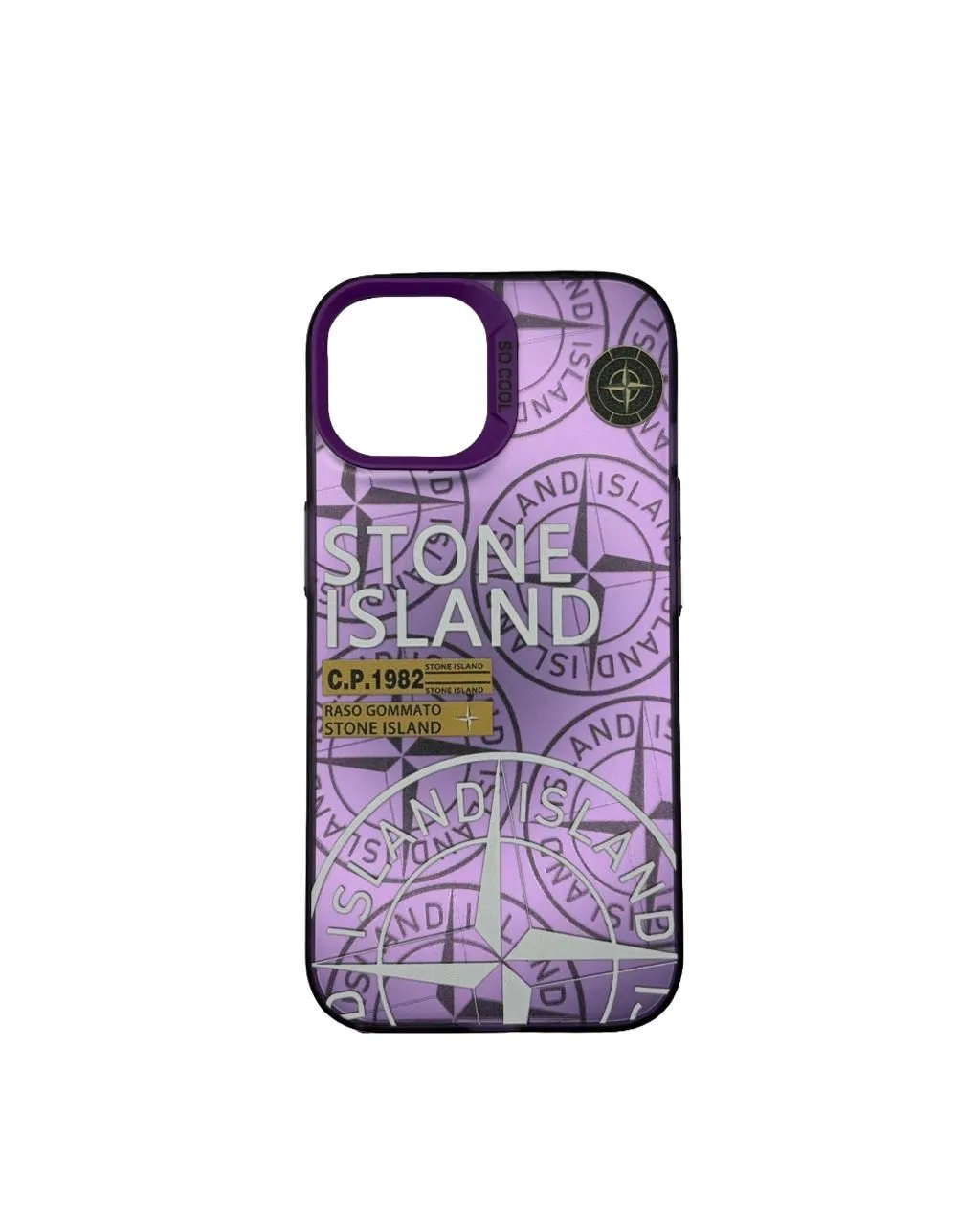 Purple Stone Island Case