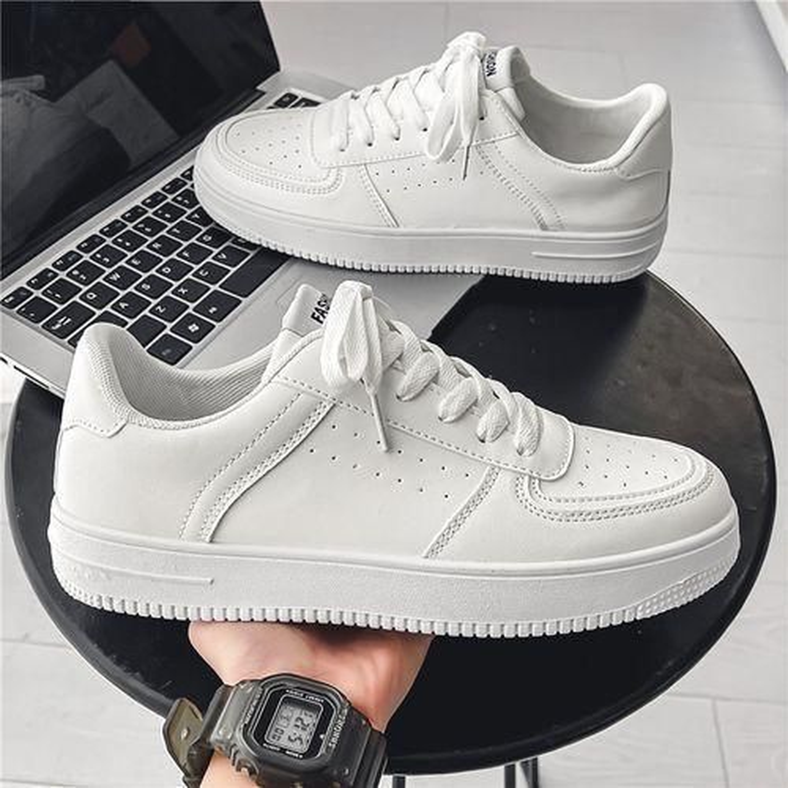 Men's Classic Casual Board Shoes - White