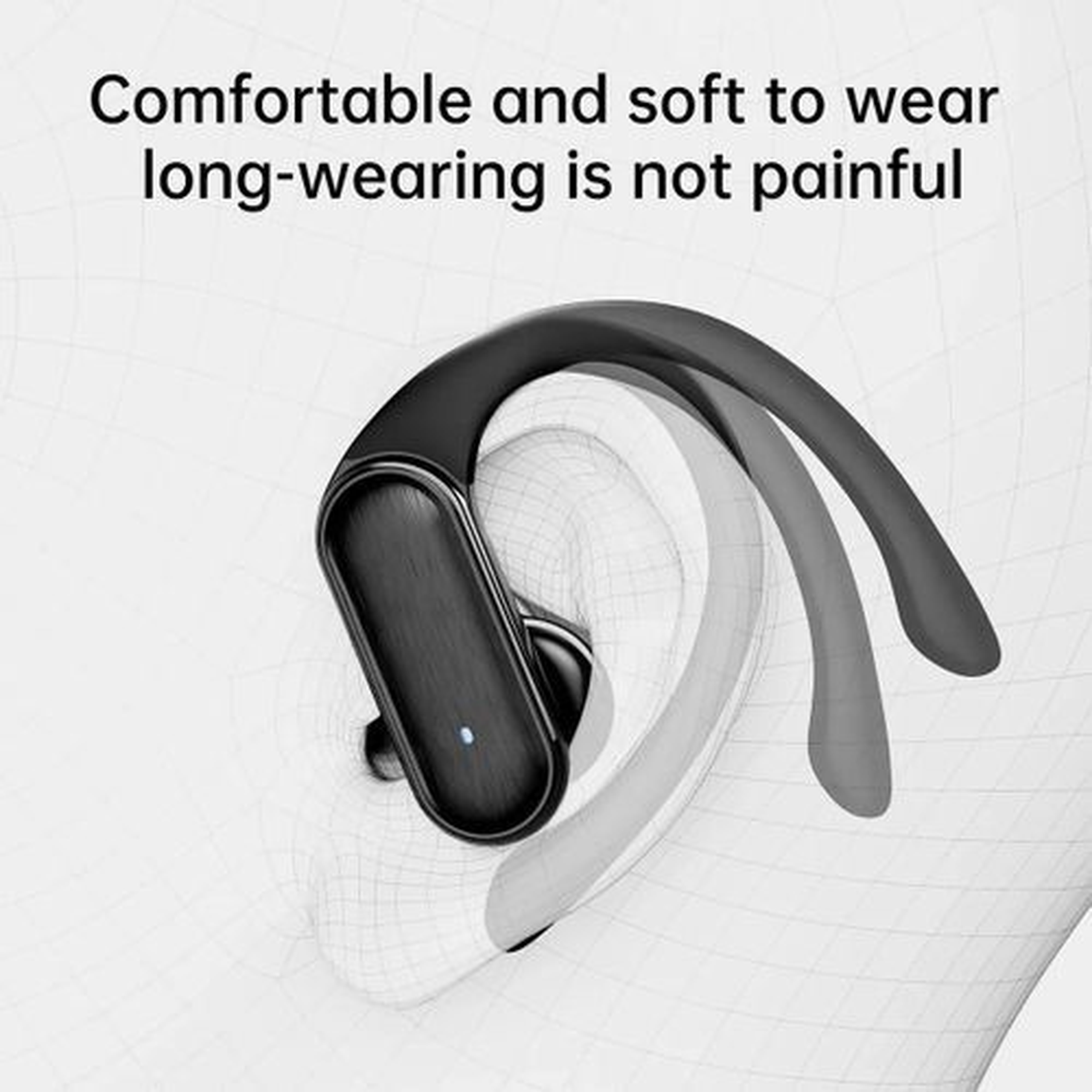 GtyGo Earphones Wireless Bluetooth EarHooks Touch Control Earbuds