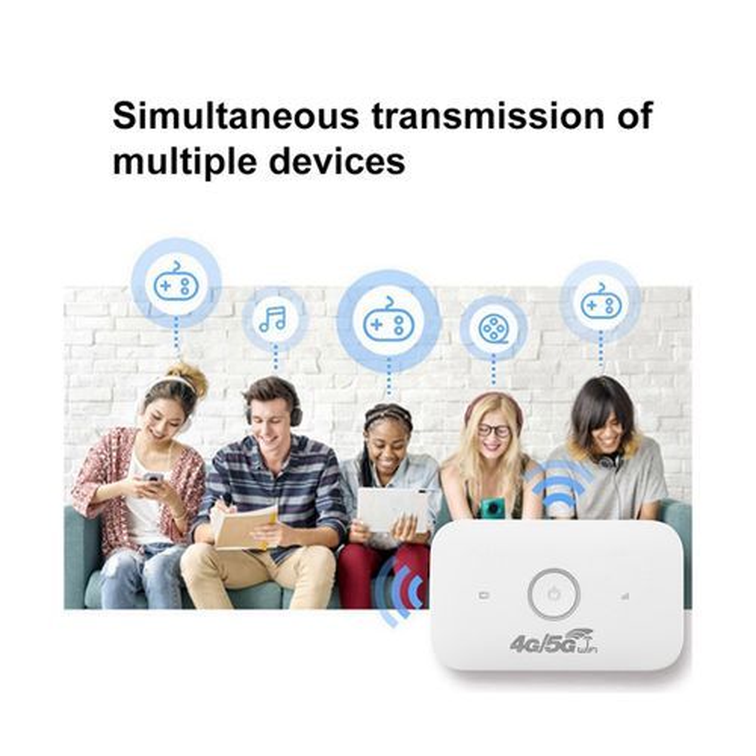 Portable 4G MiFi 4G WiFi Router WiFi Modem 150Mbps Car Mobile Wifi Wireless Hotspot Wireless MiFi with Sim Card Slot