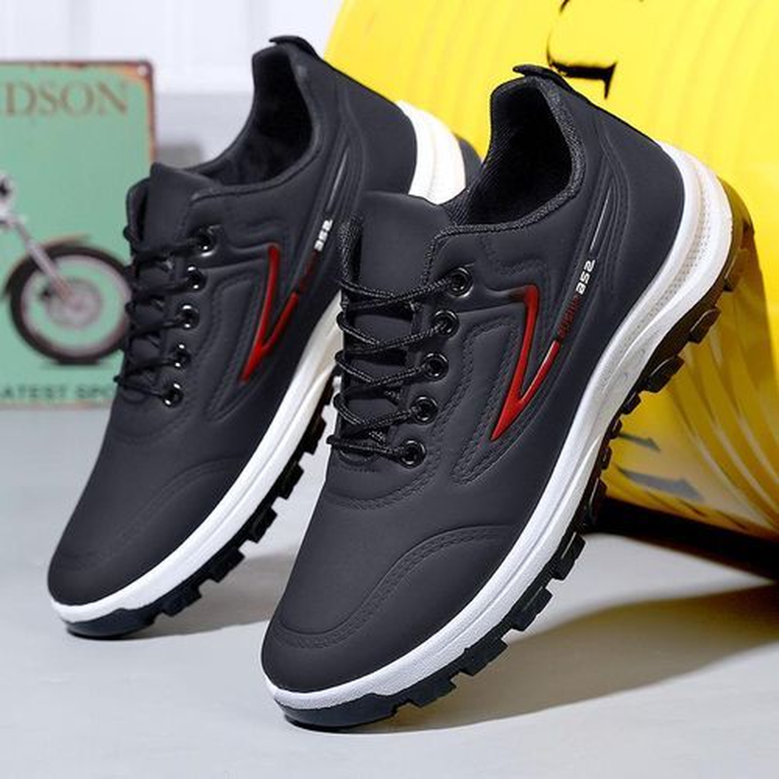 Men's Shoes Casual Shoes Breathable Shoes Lightweight Non-slip Shoes Platform Sneakers