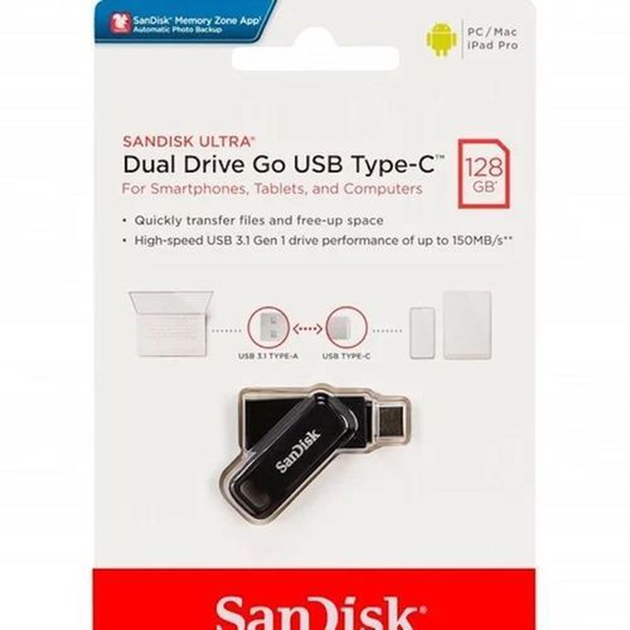 Sandisk OTG type C 128GB