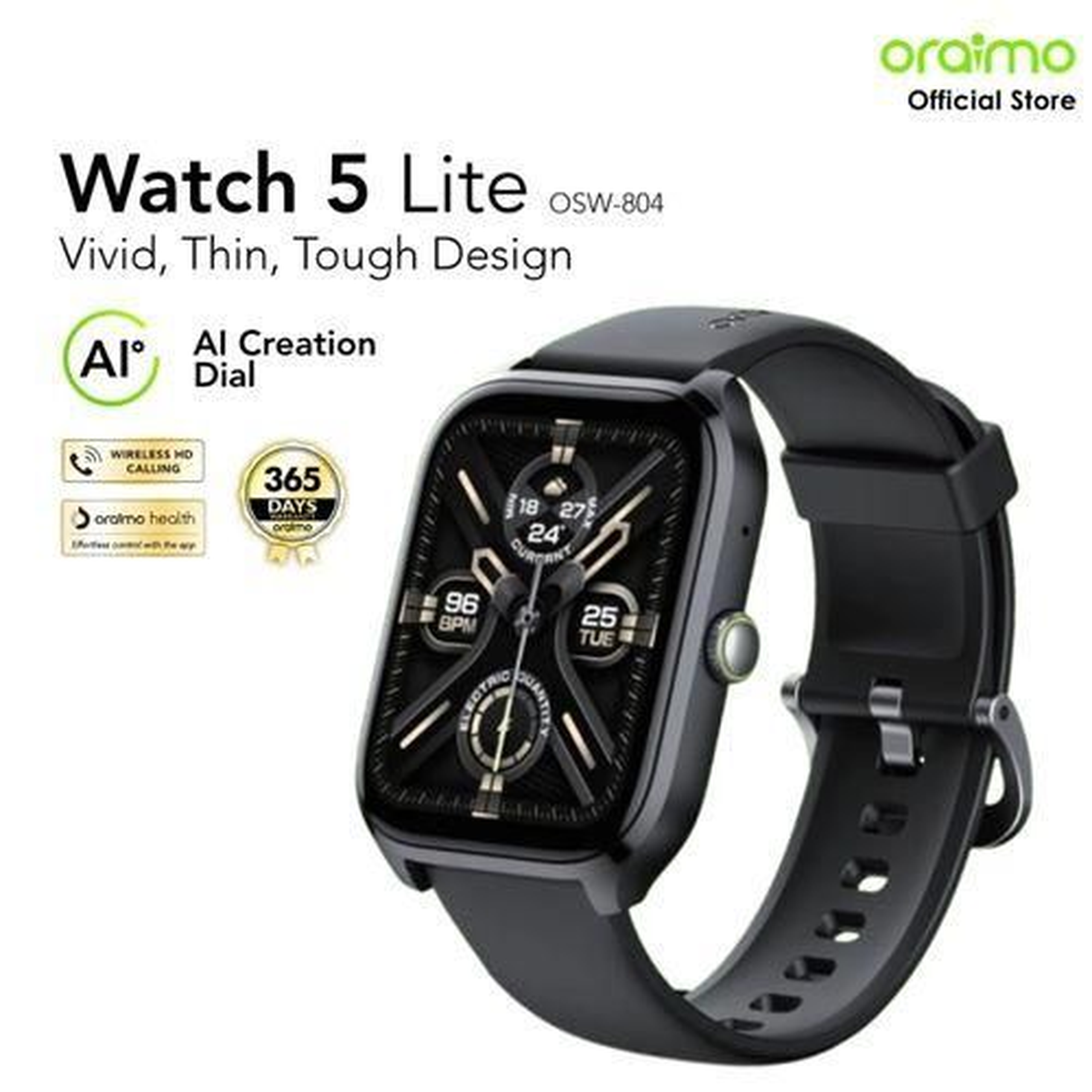 Oraimo Watch 5 Lite Smart Watch