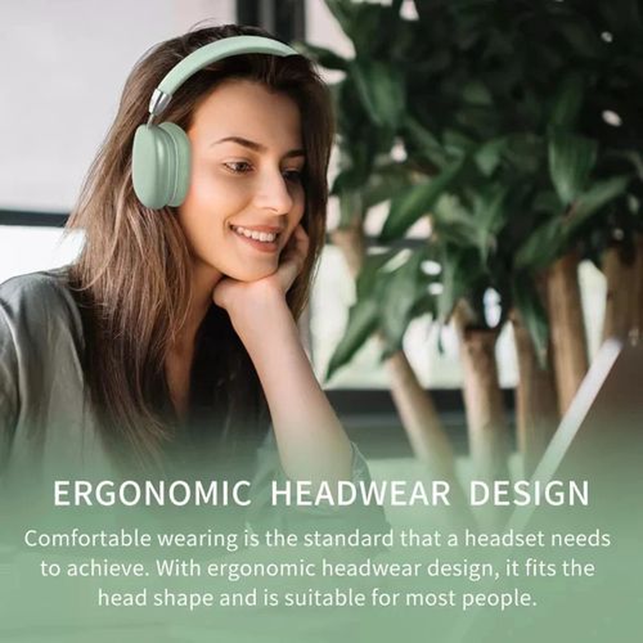 RichRipple P9 Bluetooth Headsets Hi-Fi Stereo Noise Reduction Headphone