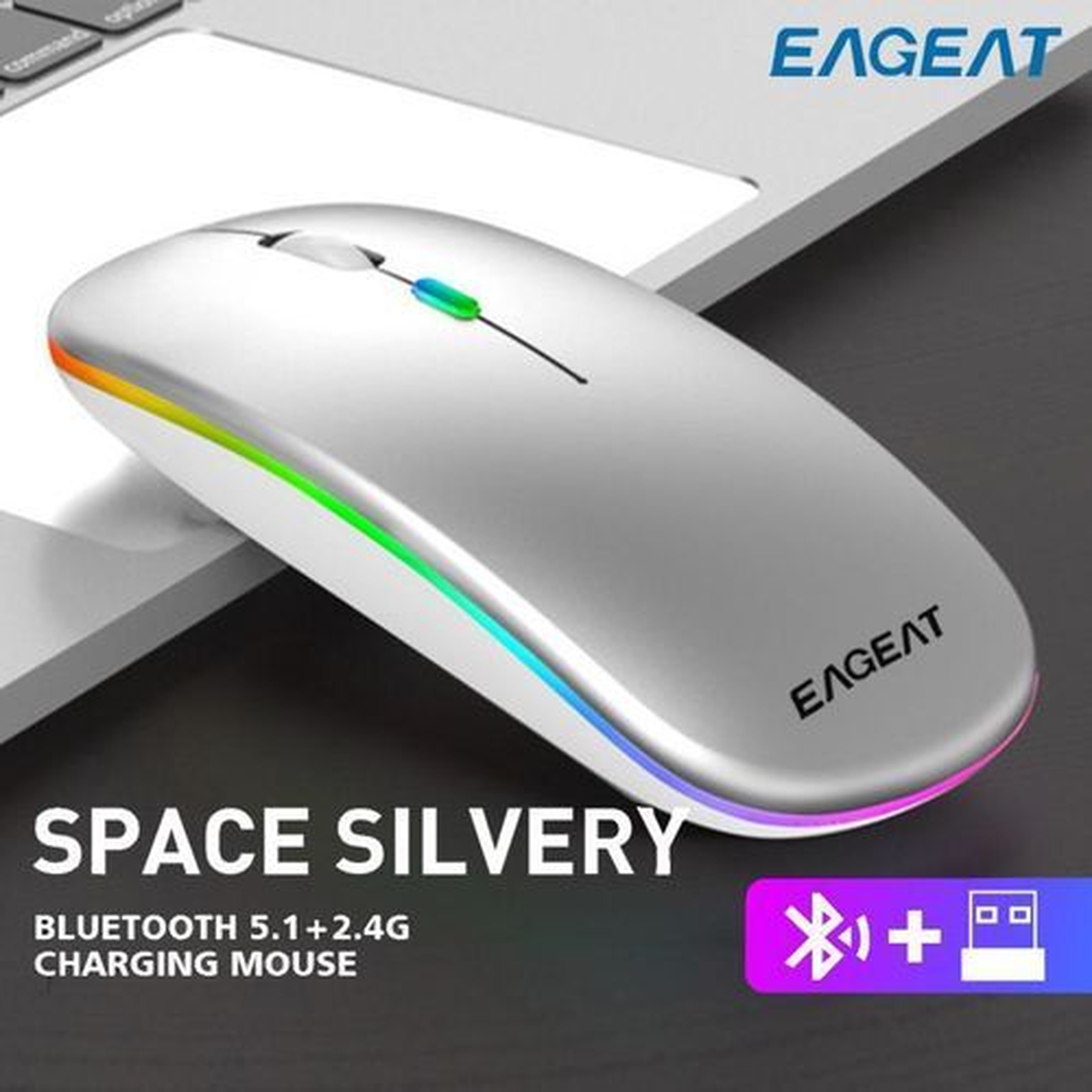 EAGEAT Wireless 2.4GHz Mice Rechargeable